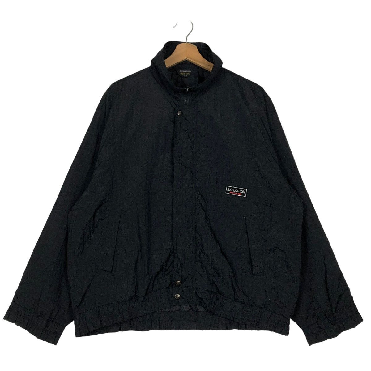 Japanese Brand 🔥90’s Vintage Bomber Jacket Racing Explosion Dunlop Sports Size US L / EU 52-54 / 3 - 1 Thumbnail