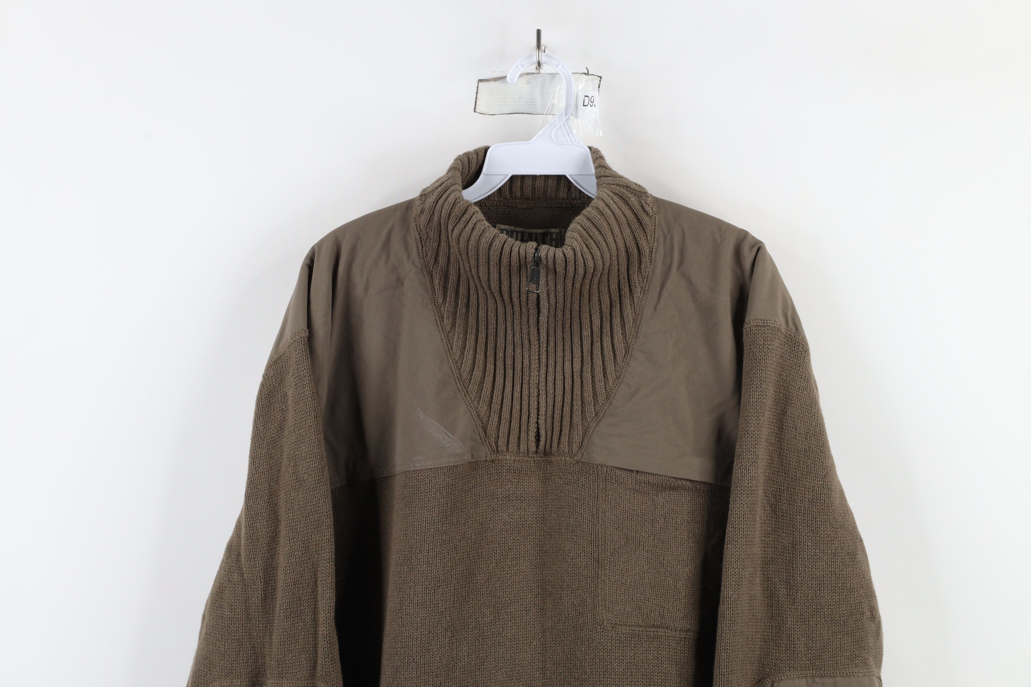 Duluth Trading Company × Vintage Duluth Trading Co Brigadier Mock Neck Half Zip Sweater Bark Size US XXL / EU 58 / 5 - 2 Thumbnail