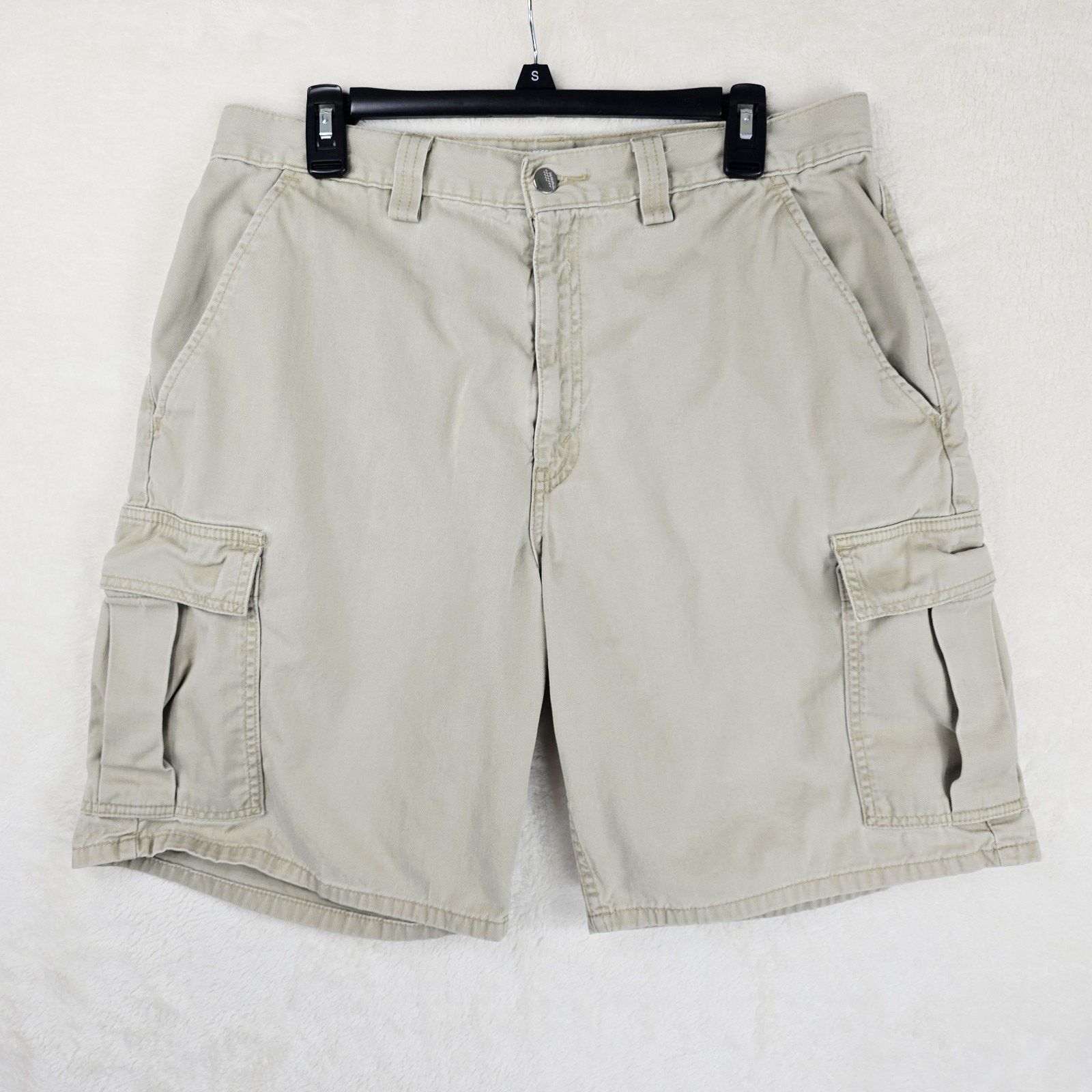 Levi's Vintage Levis Silvertab Shorts Mens 34 Beige Cargo Baggy Size US 34 / EU 50 - 2 Thumbnail