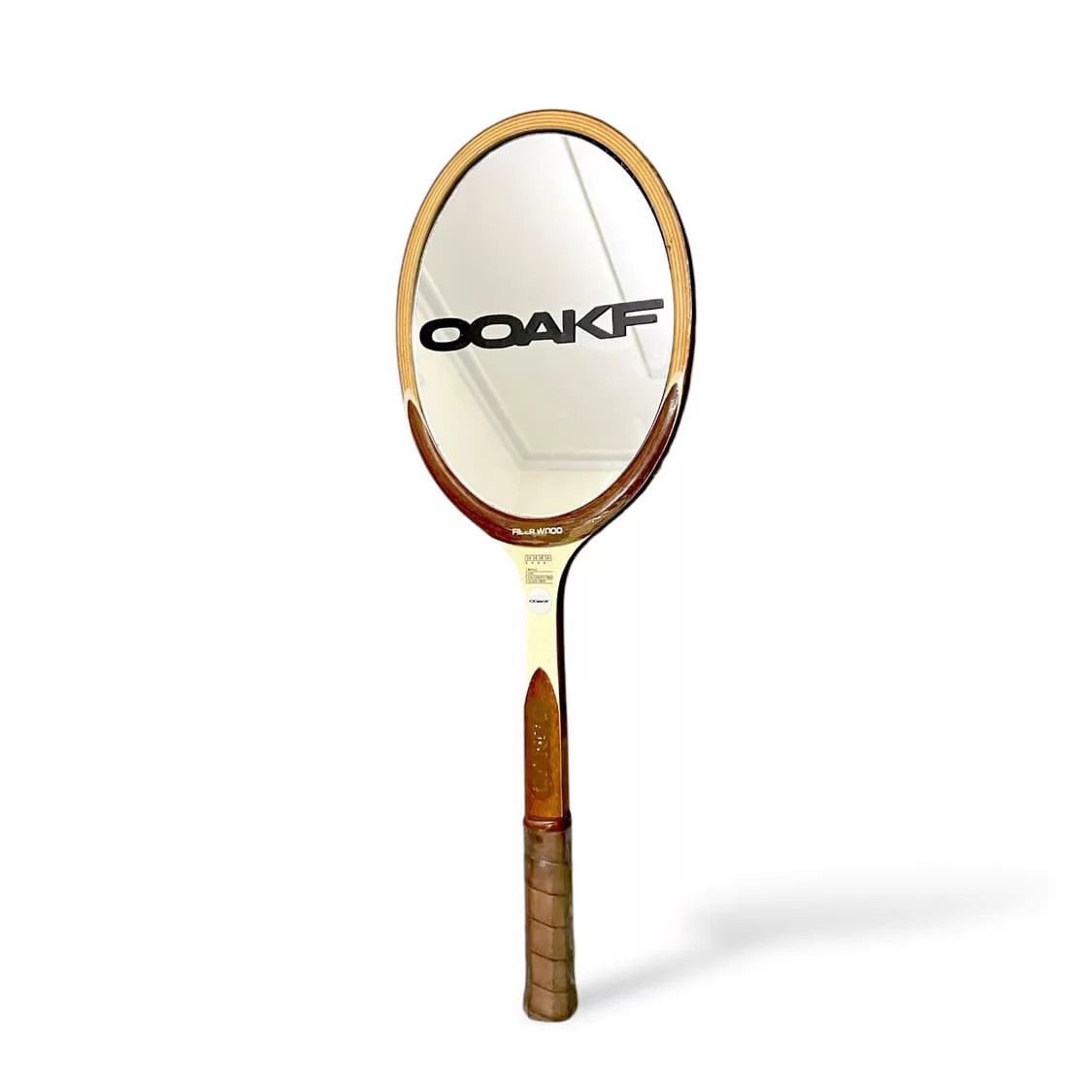 Vintage Vintage OOAKF Tennis Racket Decor Mirror Size ONE SIZE - 2 Thumbnail
