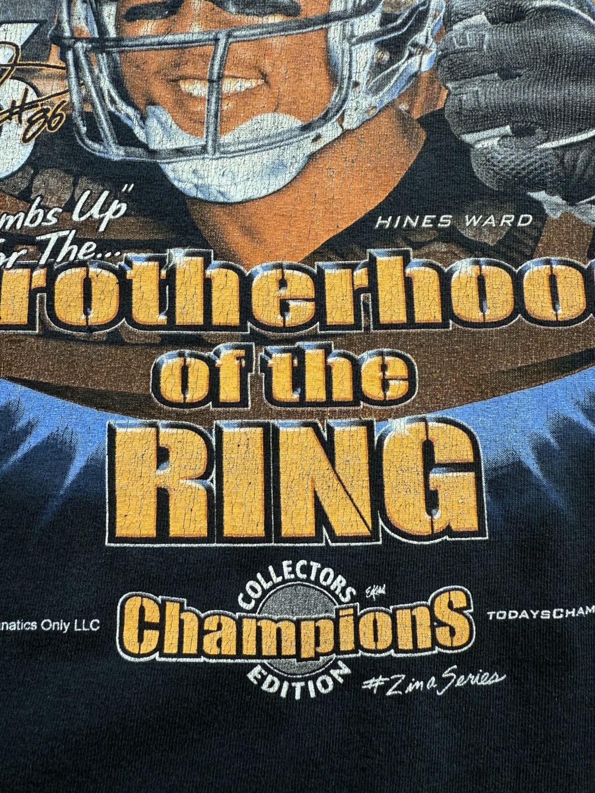 Vintage ‘06 Pittsburgh Steelers Got 5 Champions Hines Ward Shirt Size US XXL / EU 58 / 5 - 4 Thumbnail