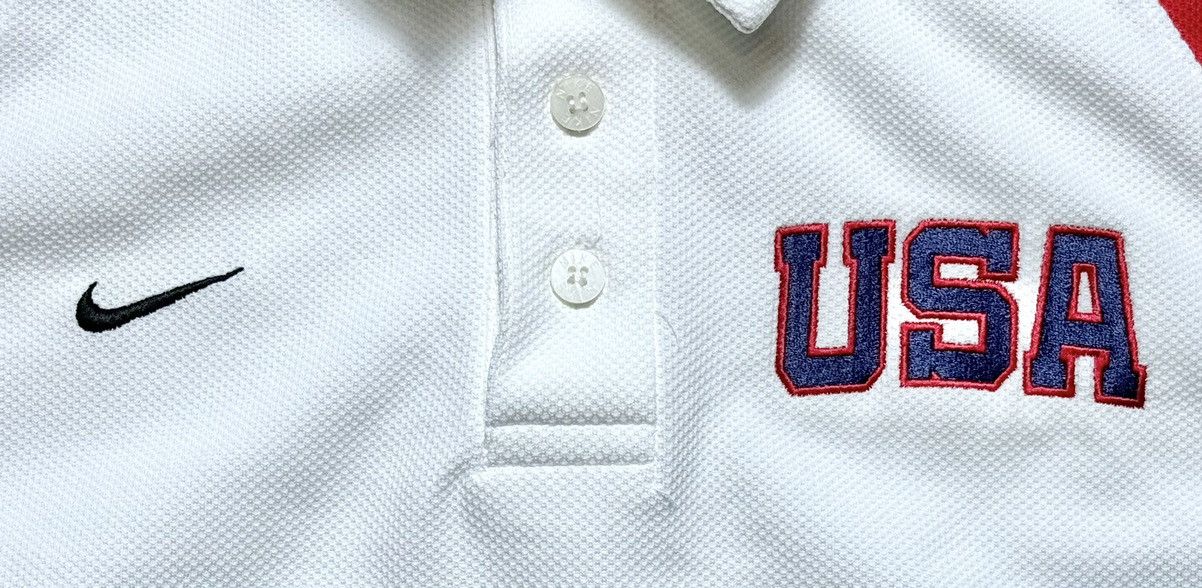 Nike × USA Olympics × Vintage Vintage 2004 Nike USA Olympic Athens Polo Shirt size M Size US M / EU 48-50 / 2 - 2 Thumbnail