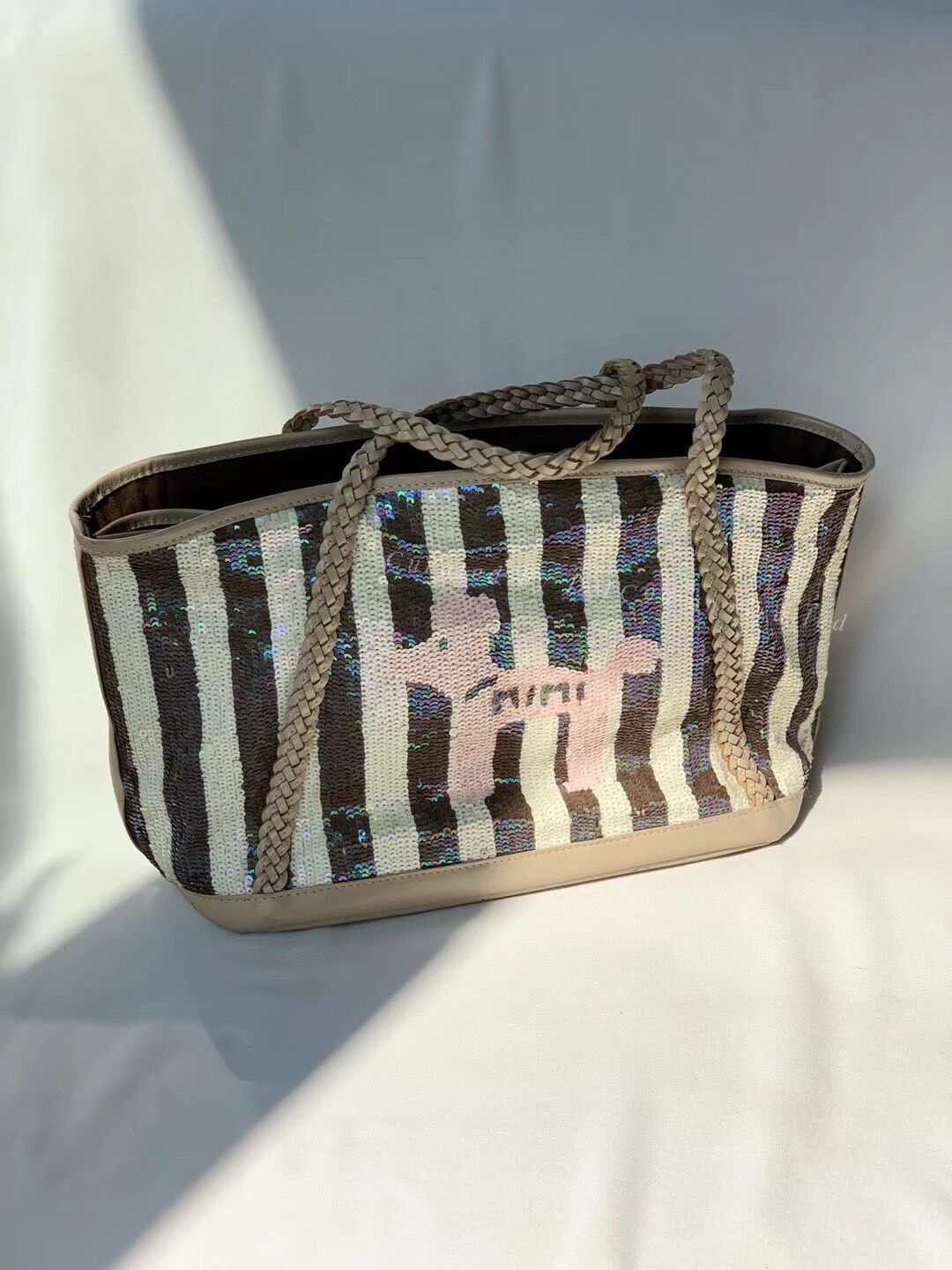Vintage Mimi Pinson Vintage Striped Handbag Size ONE SIZE - 1 Thumbnail