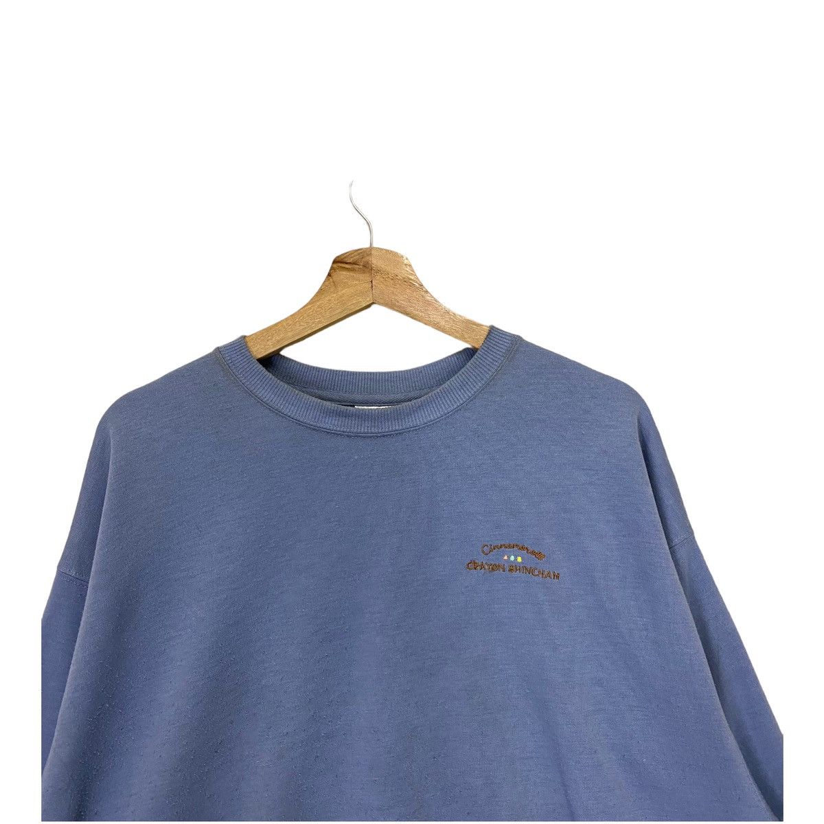 Cartoon Network × Japanese Brand Crayon Shincan Character Big Logo Crewneck Sweatshirt Size US L / EU 52-54 / 3 - 7 Thumbnail