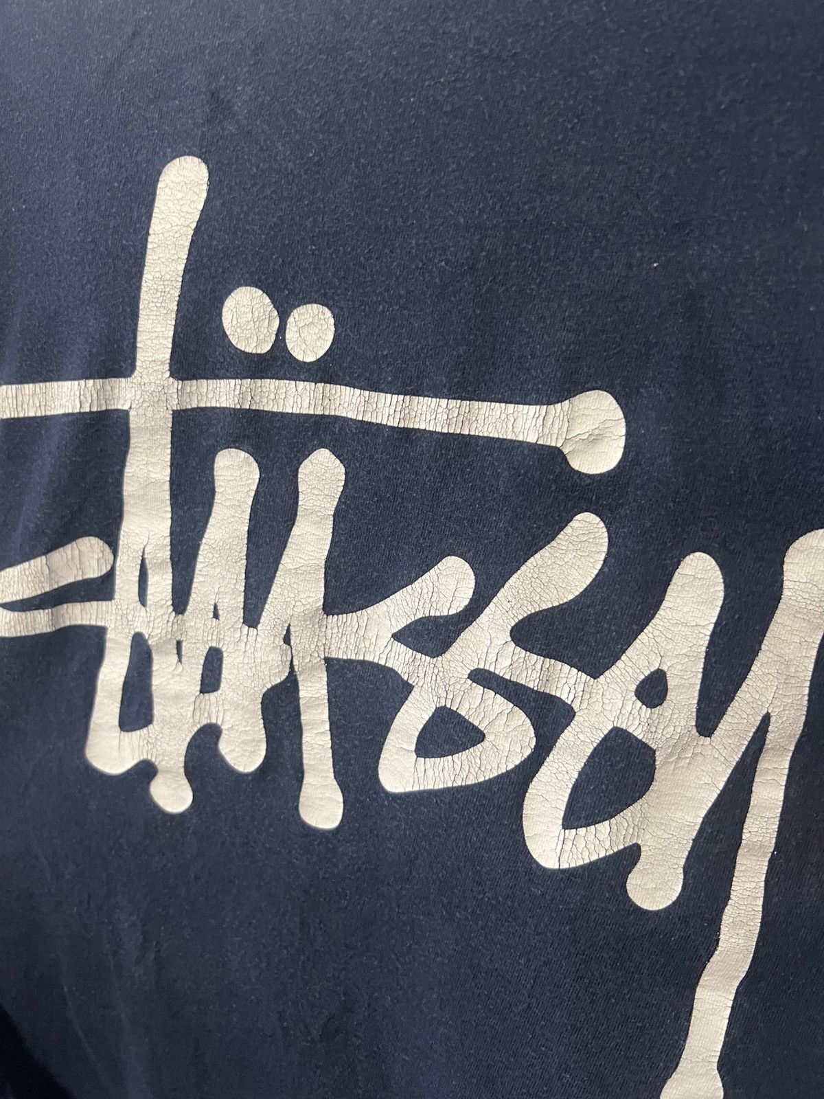 Stussy VINTAGE STUSSY BIG BACK LOGO PRINT AOP T SHIRT DESTROYED Size US S / EU 44-46 / 1 - 4 Thumbnail