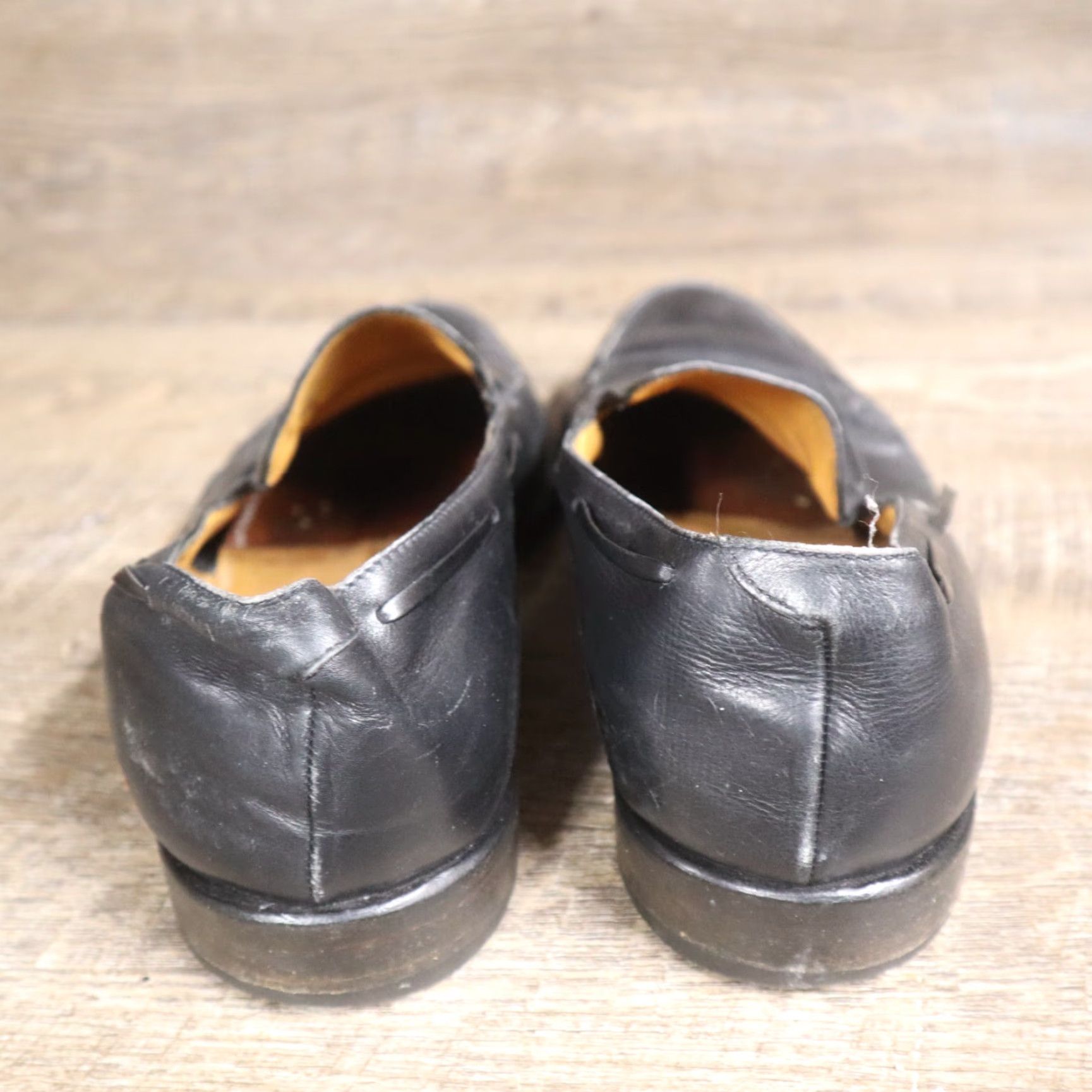 Giorgio Armani Giorgio Armani Black Label Slip-On Leather Loafers Men US 8.5 Black Dress Shoes Size US 8 / EU 41 - 4 Thumbnail