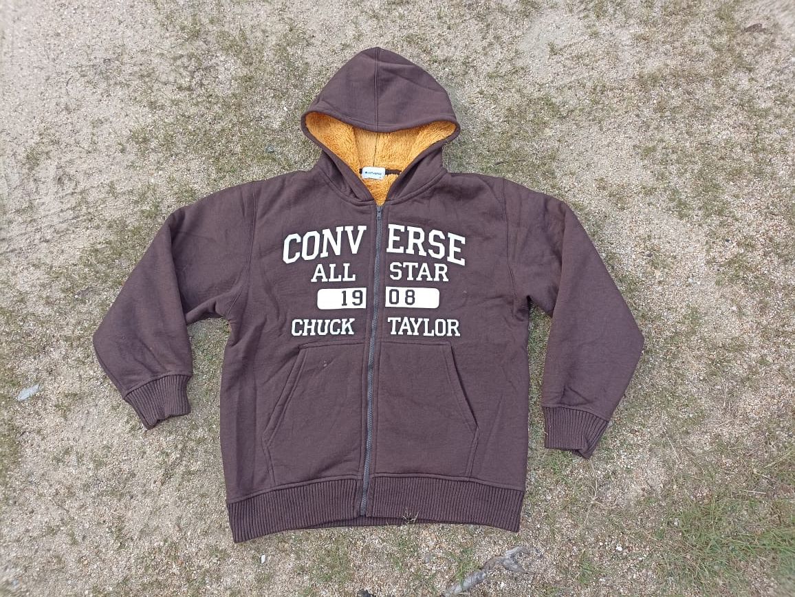 Converse Converse zipper Hoodie Size US L / EU 52-54 / 3 - 3 Thumbnail