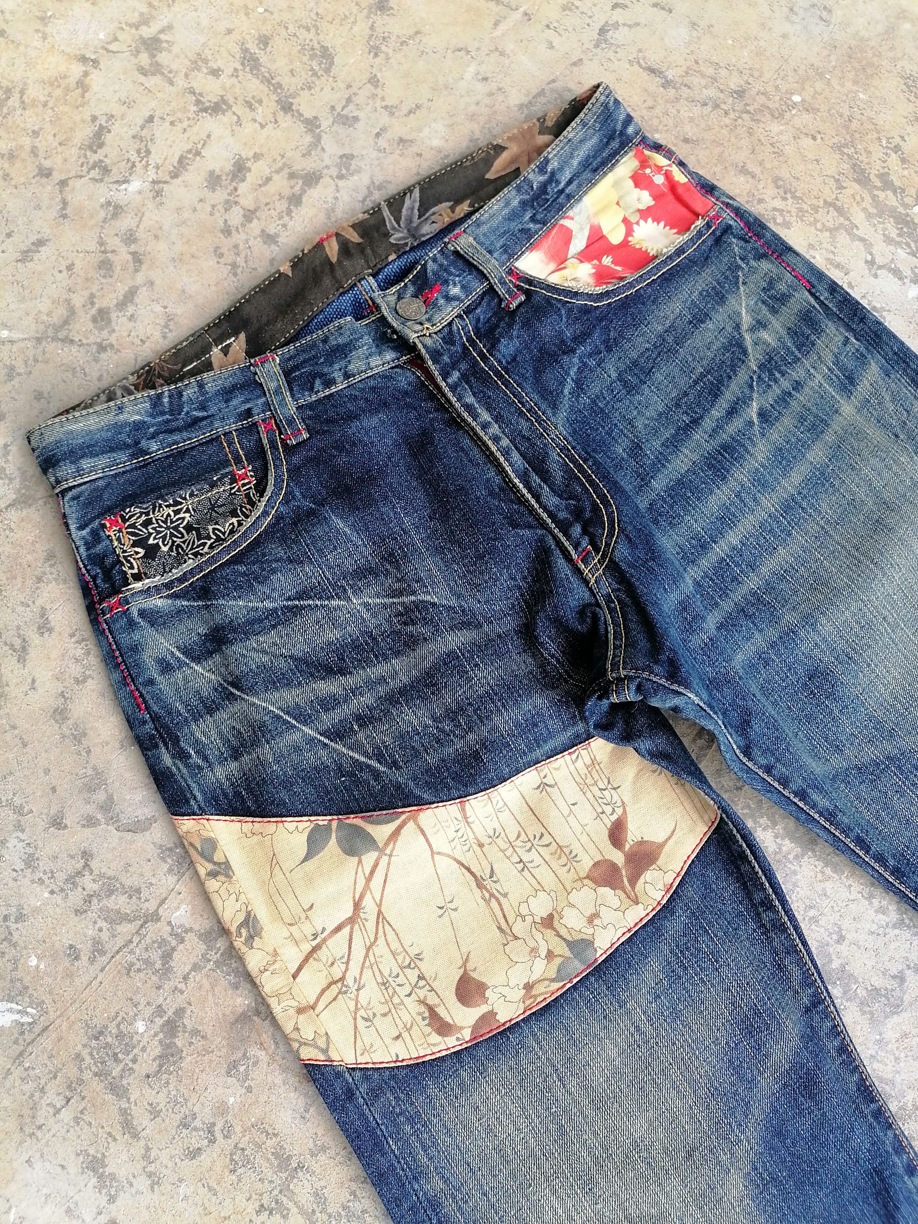 Japanese Brand Made in Japan Eternal Sashiko Denim Pants Size US 32 / EU 48 - 4 Thumbnail
