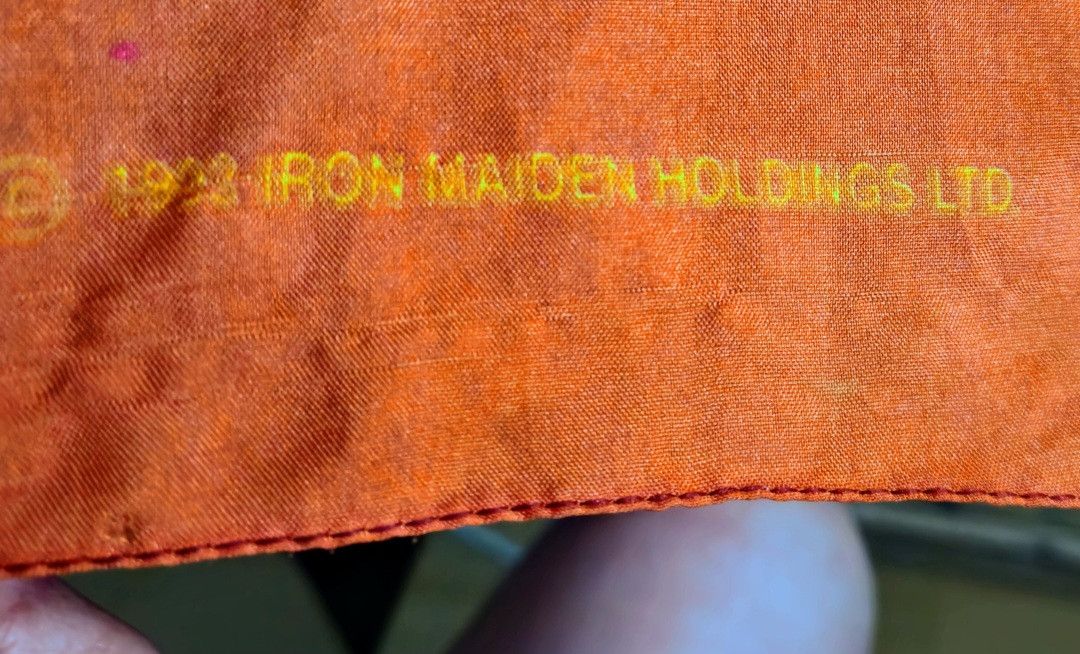Vintage Iron Maiden 1992 Fear of the dark Live Poster Banner Flag Size ONE SIZE - 3 Thumbnail