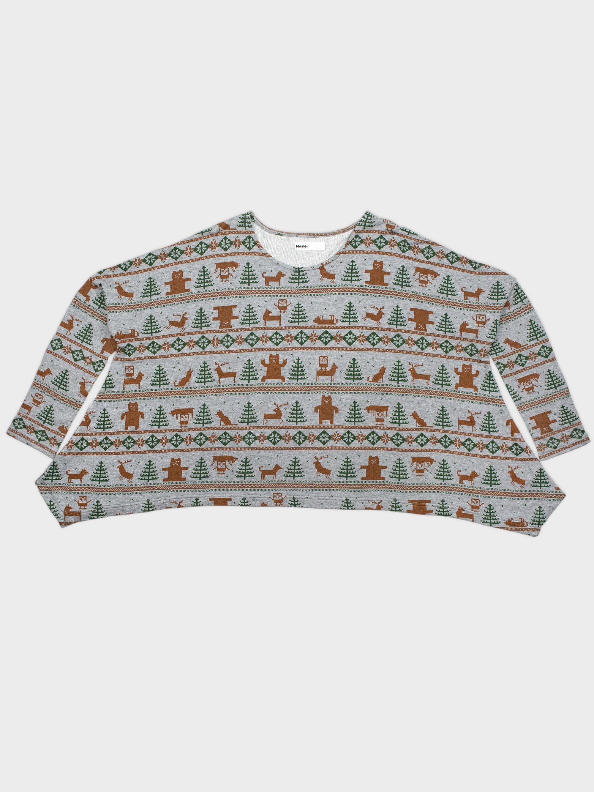 Ne-Net Né-net - winter print wide fit crewneck - size 2 Size S / US 4 / IT 40 - 1 Thumbnail