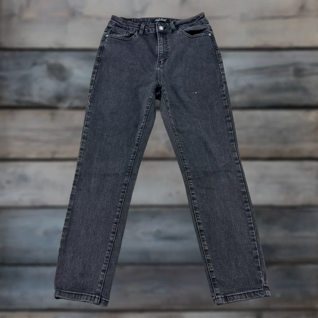 Denime Judy Blue Jeans Womens 30 Black Boyfriend Fit Dark Wash Stretch Denim Cotton Jeans Slim 5-Pocket Logo? No Size 30" / US 8 / IT 44 - 1 Thumbnail