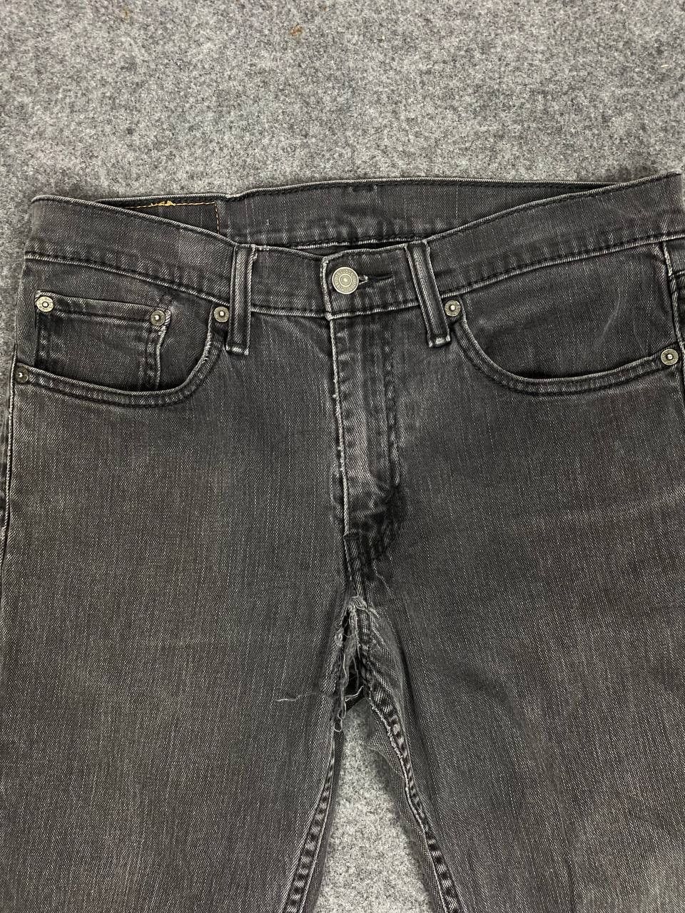 Levi's levis 514 faded black distressed denim Size US 34 / EU 50 - 8 Thumbnail