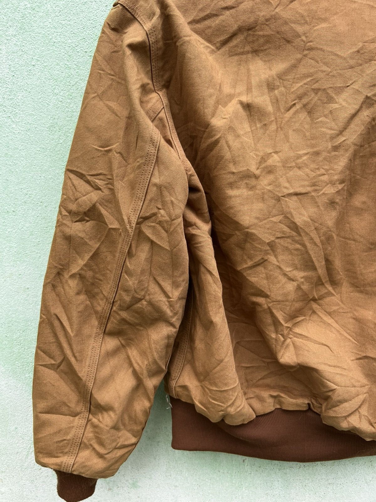 Carhartt VTG Carhartt J131 BRNThermal Lined Hoodie Jacket Made In USA Size US L / EU 52-54 / 3 - 19 Thumbnail