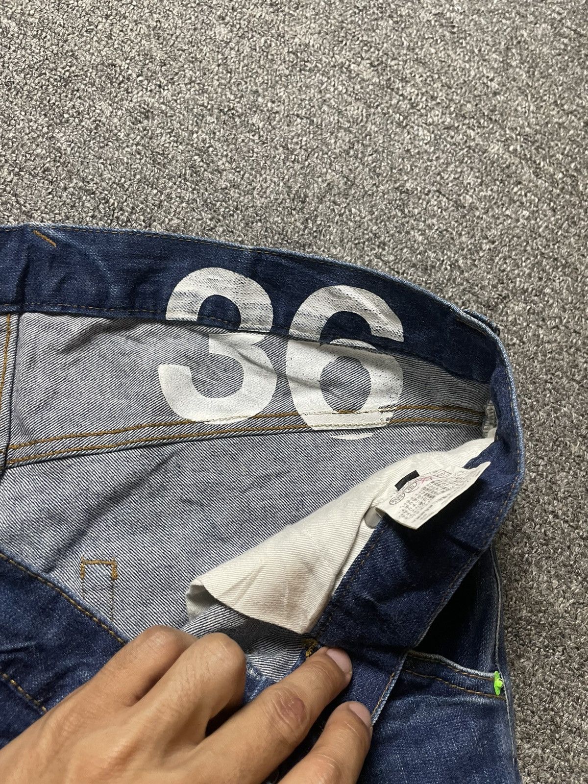 Japanese Brand × Vintage MACKDADDY Brand Distressed Denim Jeans (111) Size US 34 / EU 50 - 6 Thumbnail