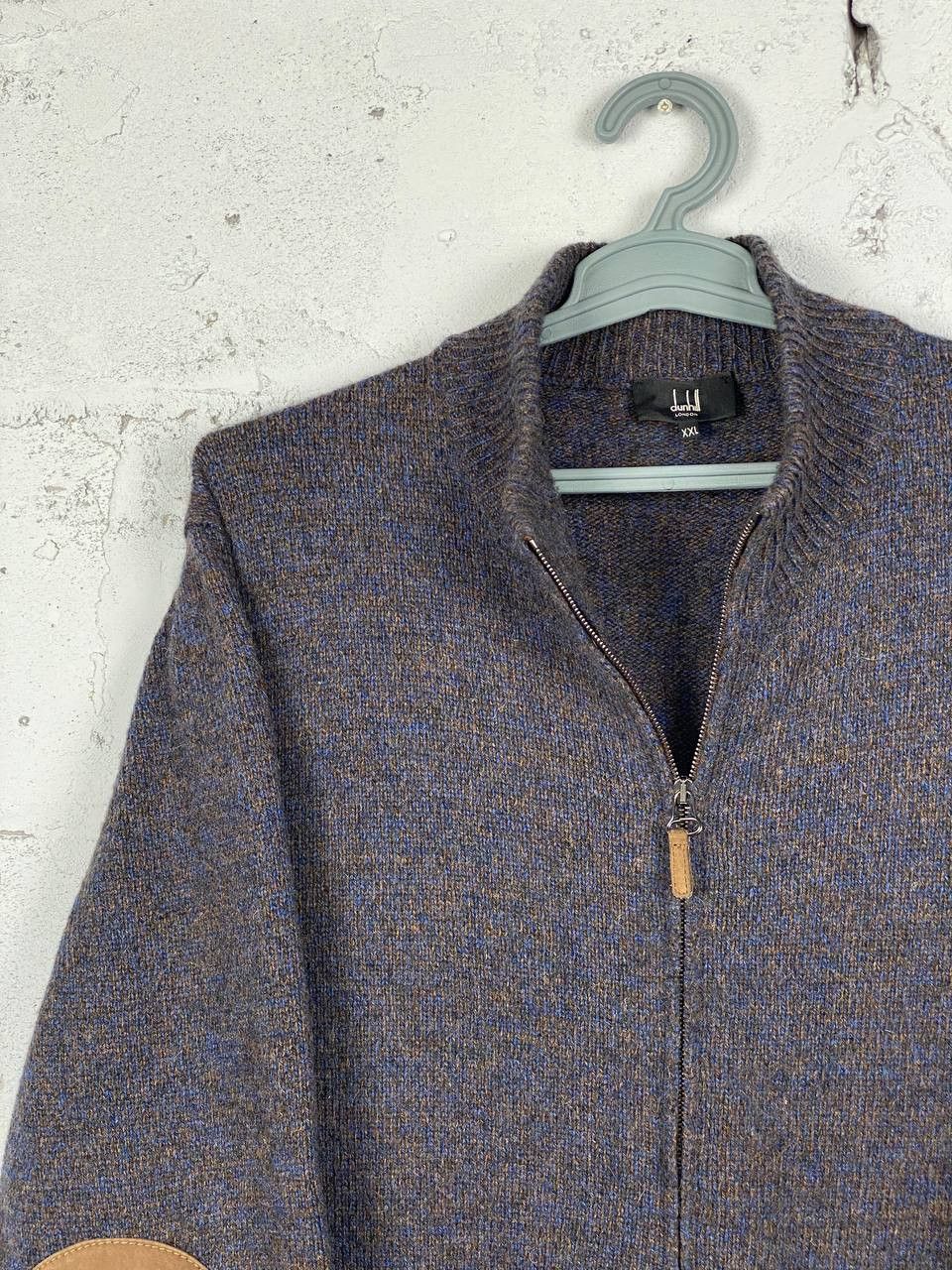 Alfred Dunhill 1690$ RRP Alfred Dunhill Camel Hair Calf Skin Sweater Size US XXL / EU 58 / 5 - 3 Thumbnail