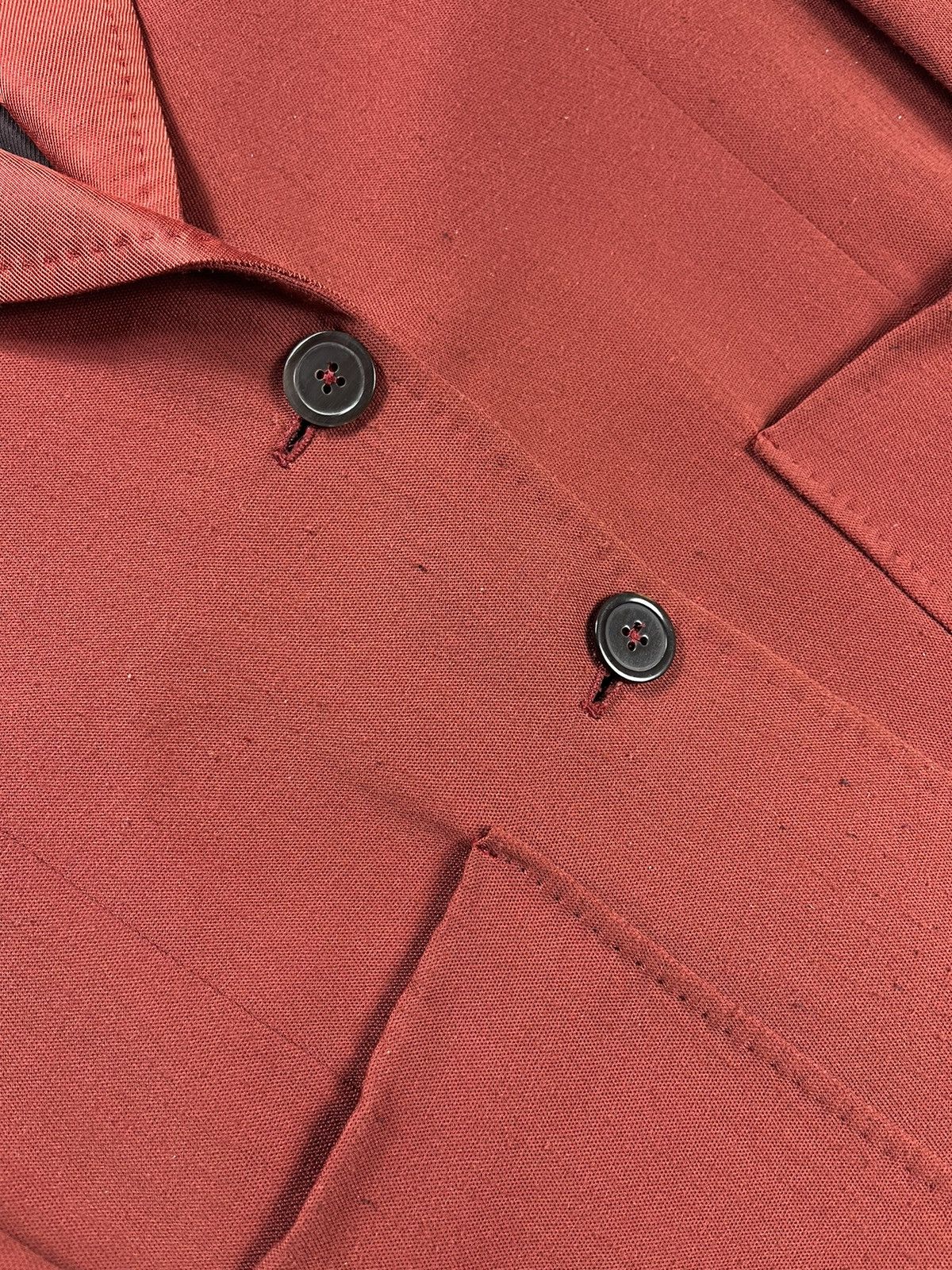Ann Demeulemeester Ann Demeulemeester - Rusty Orange Prototype Blazer Size S / US 4 / IT 40 - 4 Thumbnail