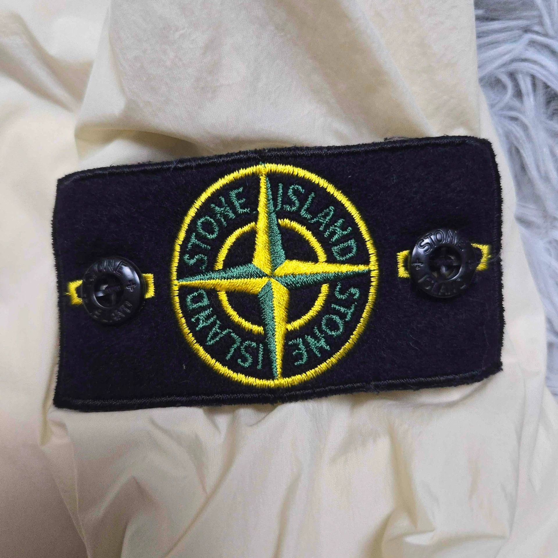 Stone Island stone island cream yellow half-zip jacket Size US L / EU 52-54 / 3 - 4 Thumbnail