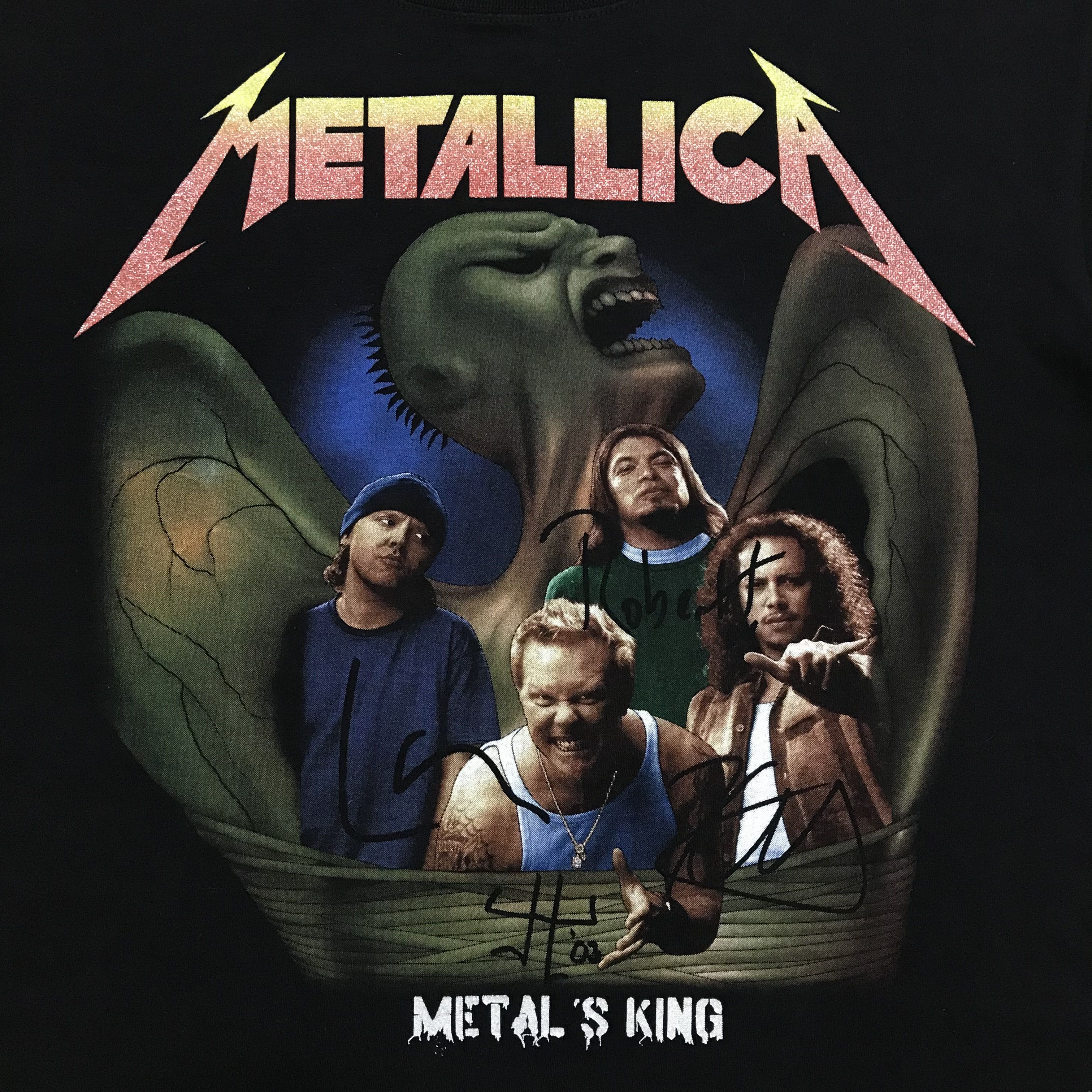 Metallica METALLICA Vintage T-Shirt Tee 90s Metal's King Very Rare Y2K Size US XL / EU 56 / 4 - 4 Thumbnail