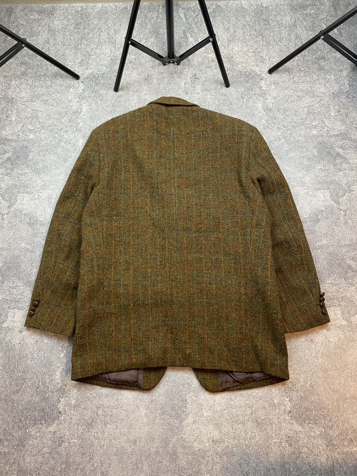 Harris Tweed × Vintage HARRIS TWEED WALBUSCH Men's 100% Wool Tweed Blazer Size 42R - 2 Thumbnail