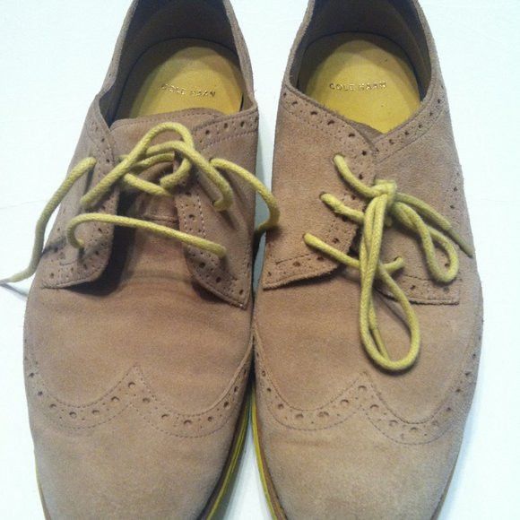 Cole Haan COLE HAAN WOMEN'S PRE-OWNED TAN SUEDE SHOES SIZE: 10B Size US 10 / IT 40 - 3 Thumbnail