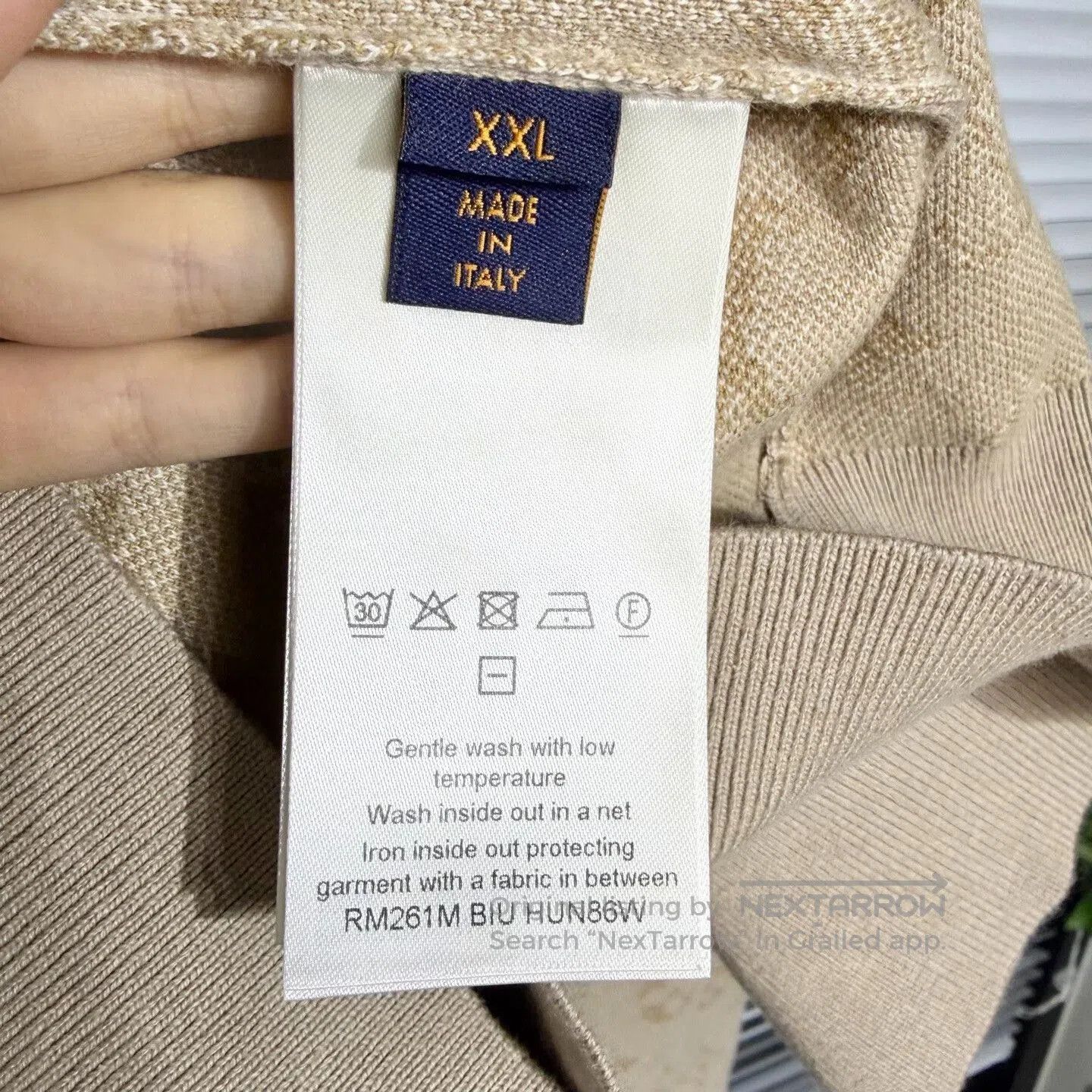 Louis Vuitton LV SS26 Knit Sweater with Logo. Size US XXL / EU 58 / 5 - 4 Thumbnail