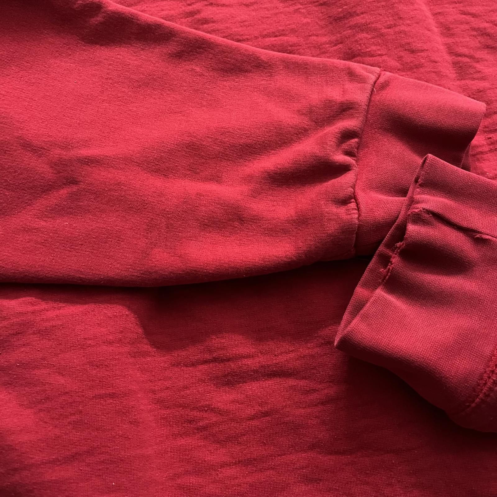 Old Navy × Vintage Vintage Y2K Old Navy Sherpa Lined Full Zip Grunge Red Hoodie Size US XS / EU 42 / 0 - 5 Thumbnail