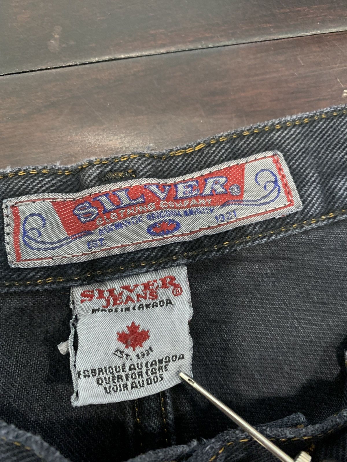 Silver Jeans Co. vintage bootcut black silver jeans Size US 28 / EU 44 - 6 Thumbnail