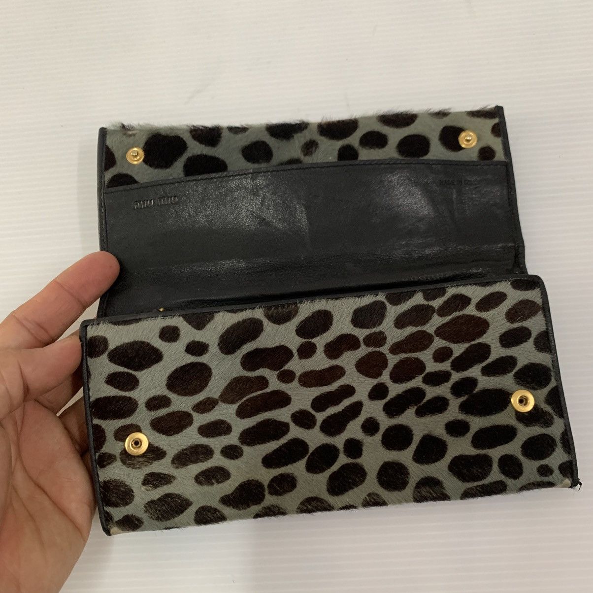 Miu Miu MIU MIU Leopard Leather Wallet Limited Size ONE SIZE - 8 Thumbnail
