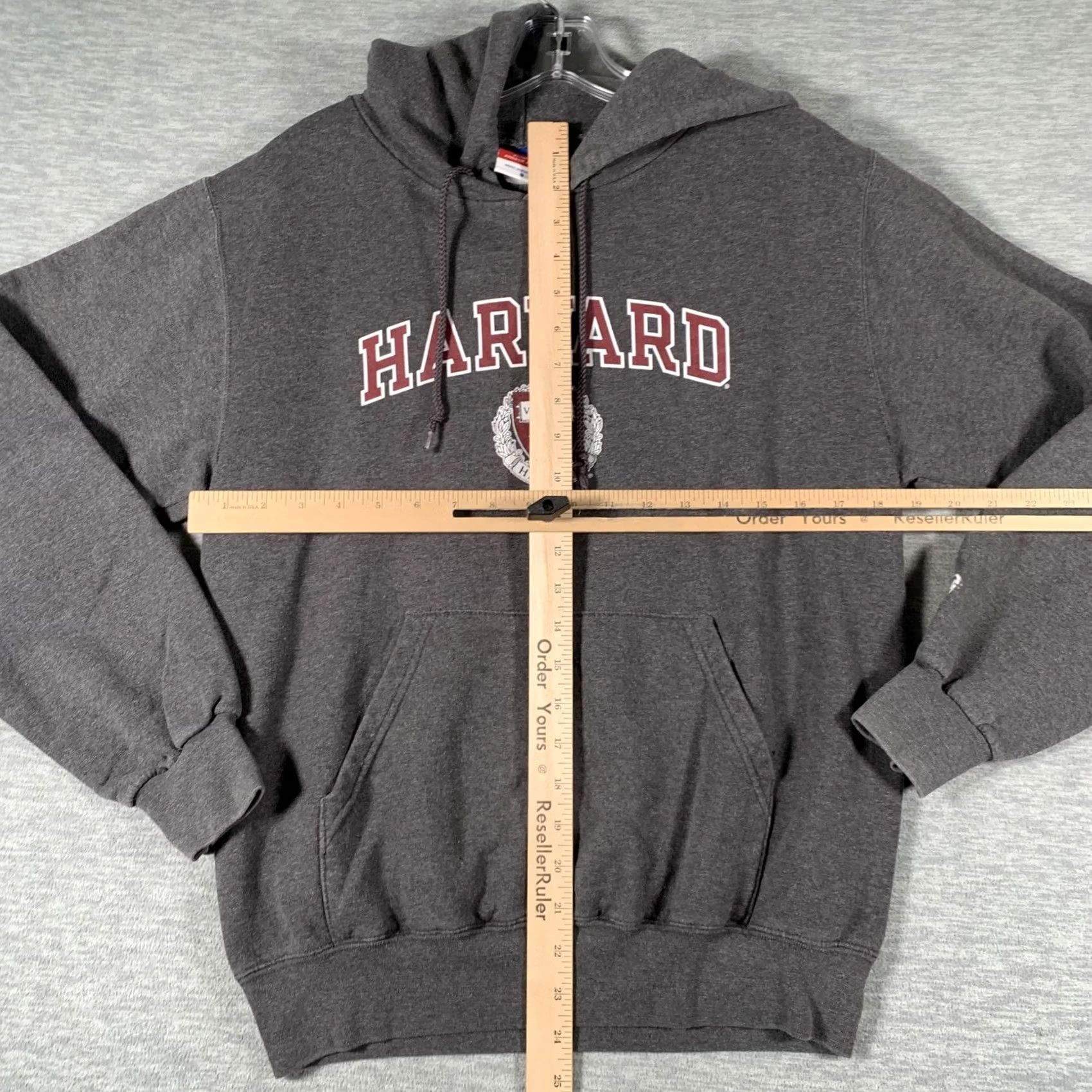 Champion Champion Harvard Hoodie Mens Small Gray Pullover Fleece Sweatshirt Logo Graphic Size US S / EU 44-46 / 1 - 7 Thumbnail