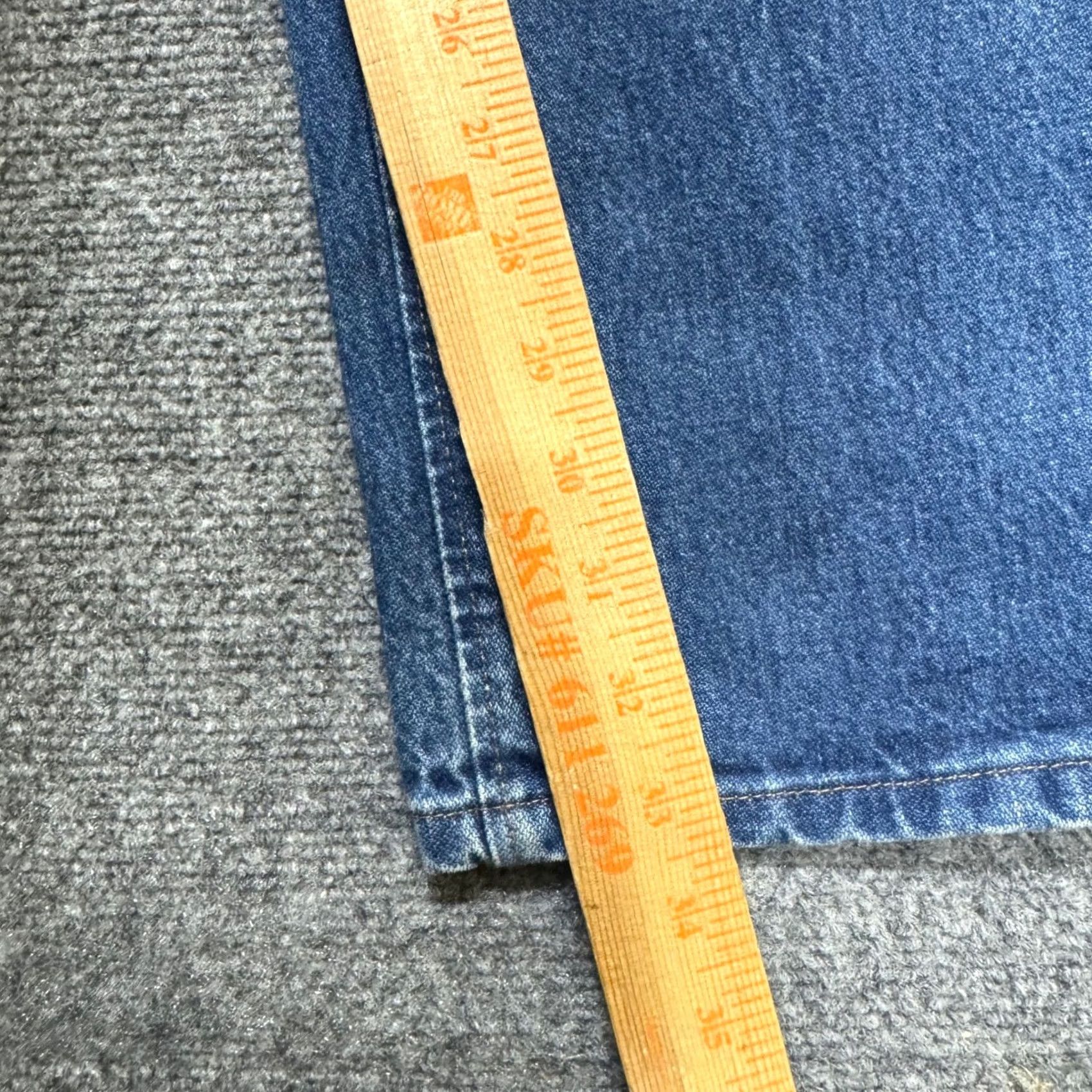 Wrangler VINTAGE Wrangler Rock 47 Denim Jeans Men 36x32 Dark Washed Work Straight Wrangler Rock 47 Mens Jeans Dark Washed 36x32 Size US 36 / EU 52 - 7 Thumbnail
