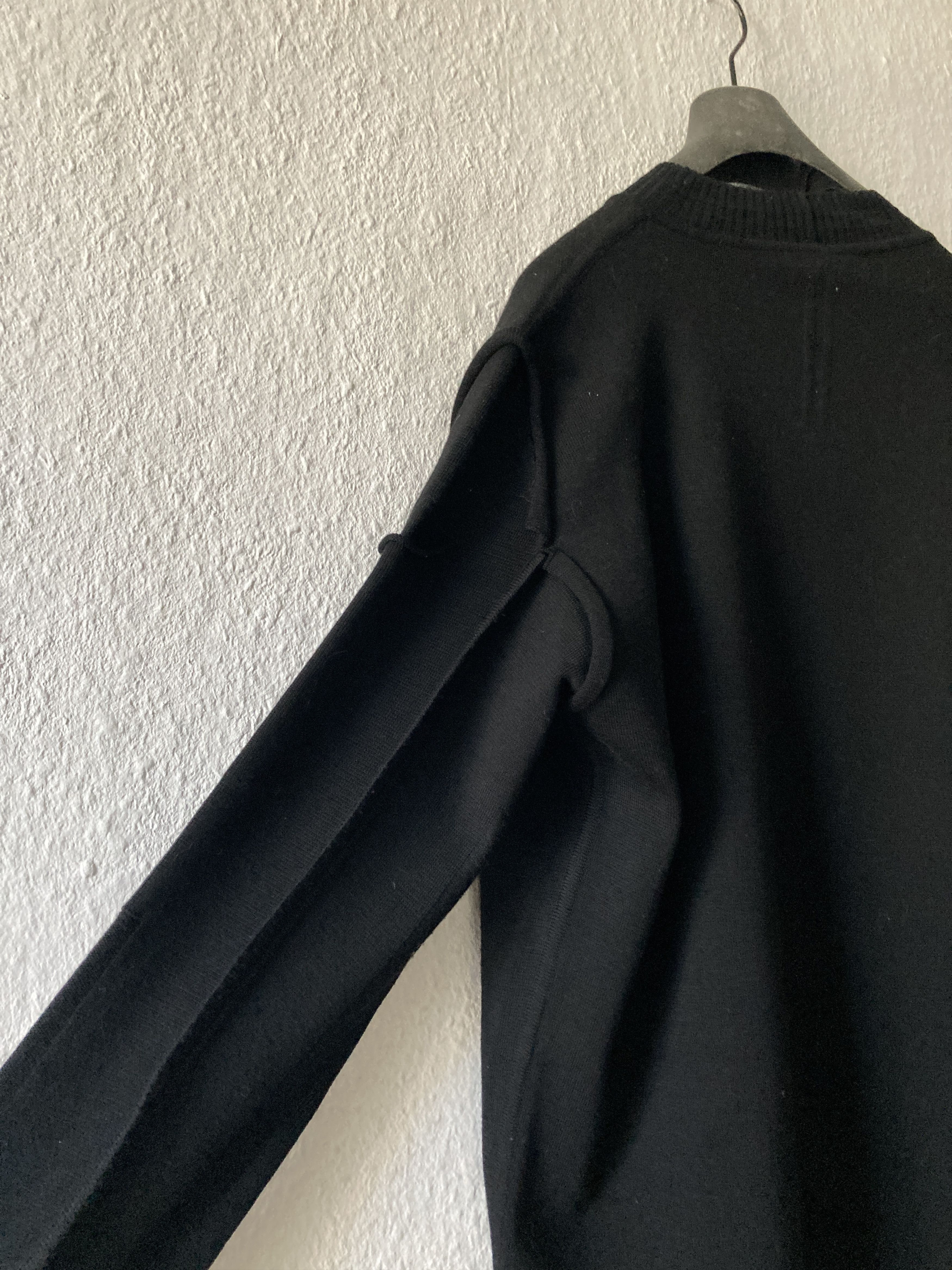 Rick Owens F/W 17 „GLITTER“ Black Subhuman Weakling Wool Knit L Size US L / EU 52-54 / 3 - 17 Thumbnail