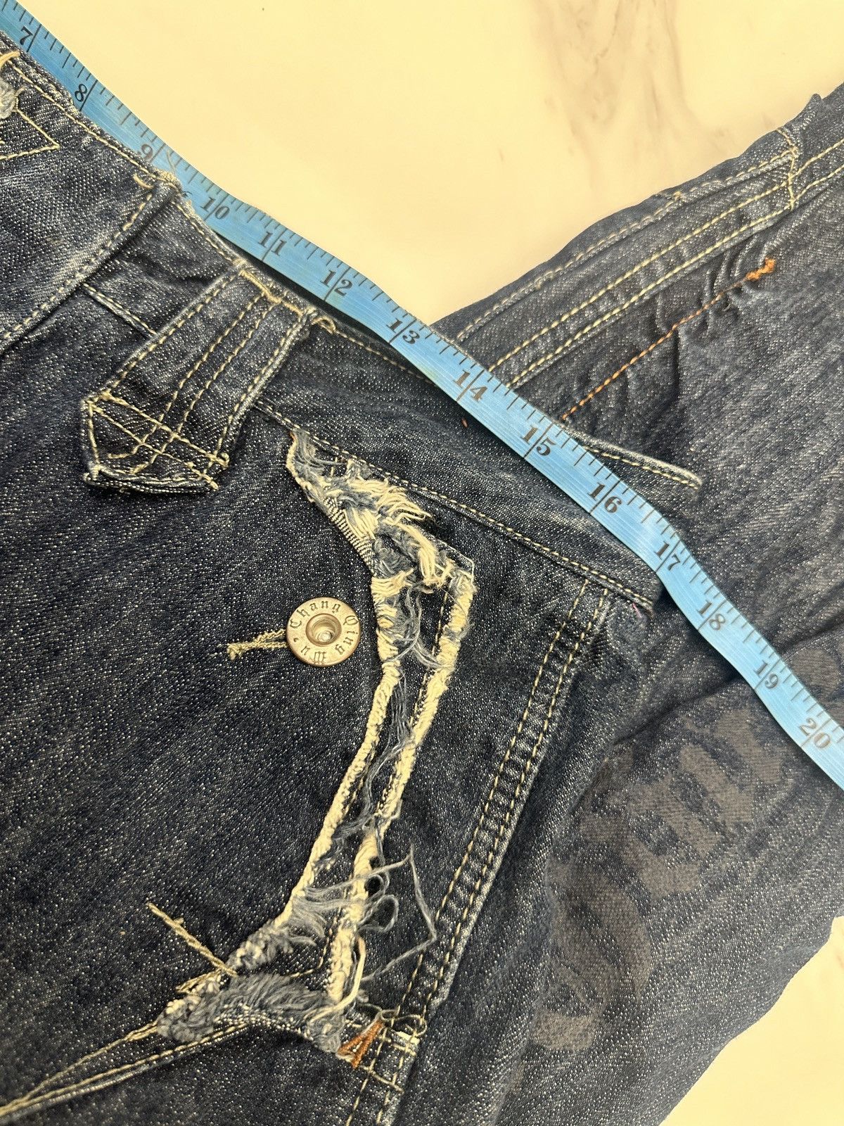 Fragment Design × If Six Was Nine × Le Grande Bleu (L.G.B.) Fragment Design Jeans By Jeansmith Size US 34 / EU 50 - 10 Thumbnail