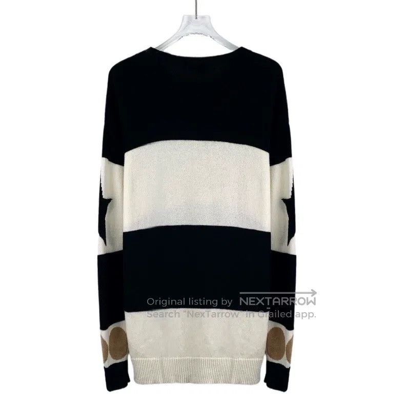 Max Mara Max Mara Color Block Striped Five-pointed Star Letter Embr Size M / US 6-8 / IT 42-44 - 2 Thumbnail