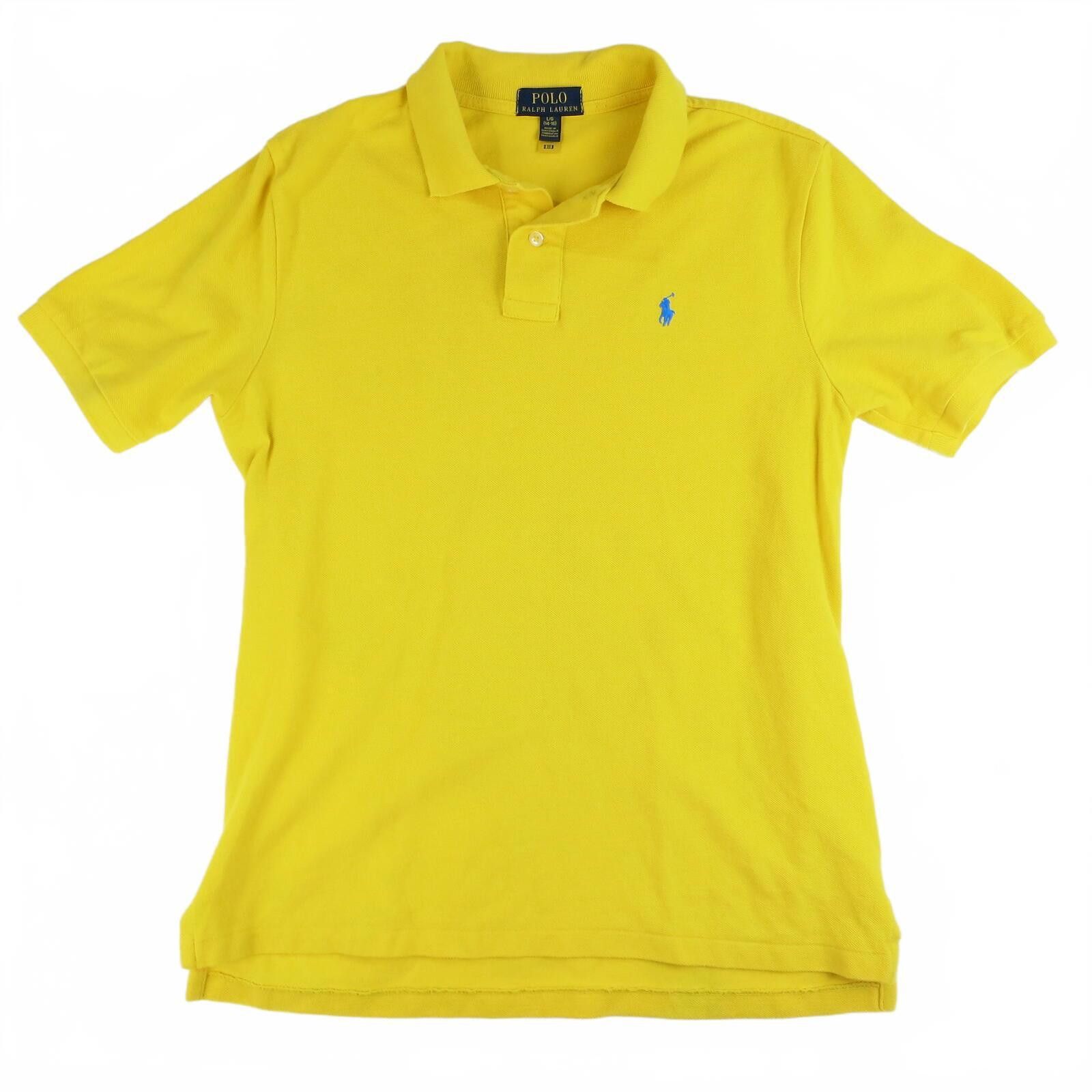 Polo Ralph Lauren Boys Polo Ralph Lauren Yellow Polo Shirt Large (14-16) Size US L / EU 52-54 / 3 - 1 Thumbnail