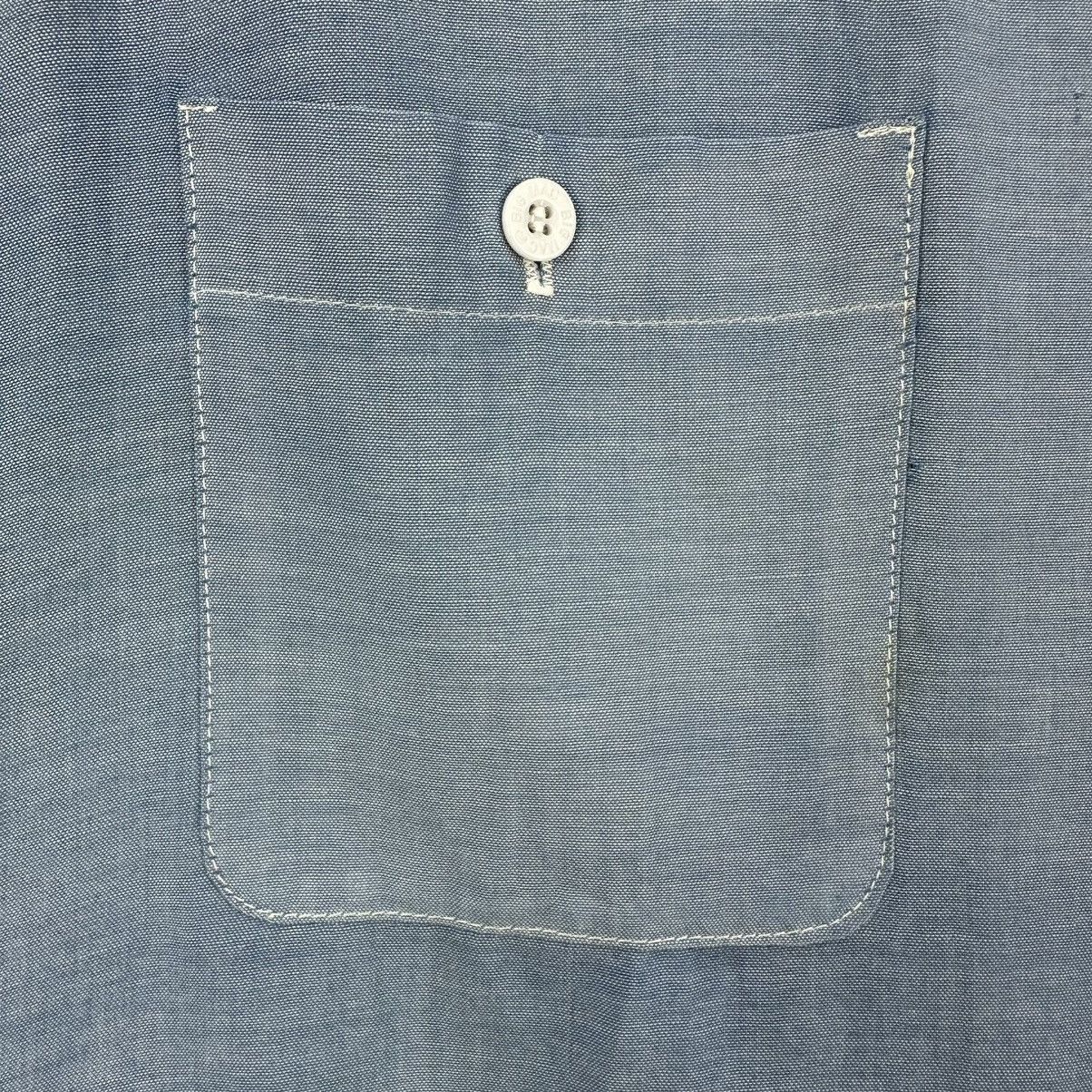 Big Mac Vintage 60s Big Mac Chambray Workwear Shirt Double Pocket Size US S / EU 44-46 / 1 - 9 Thumbnail