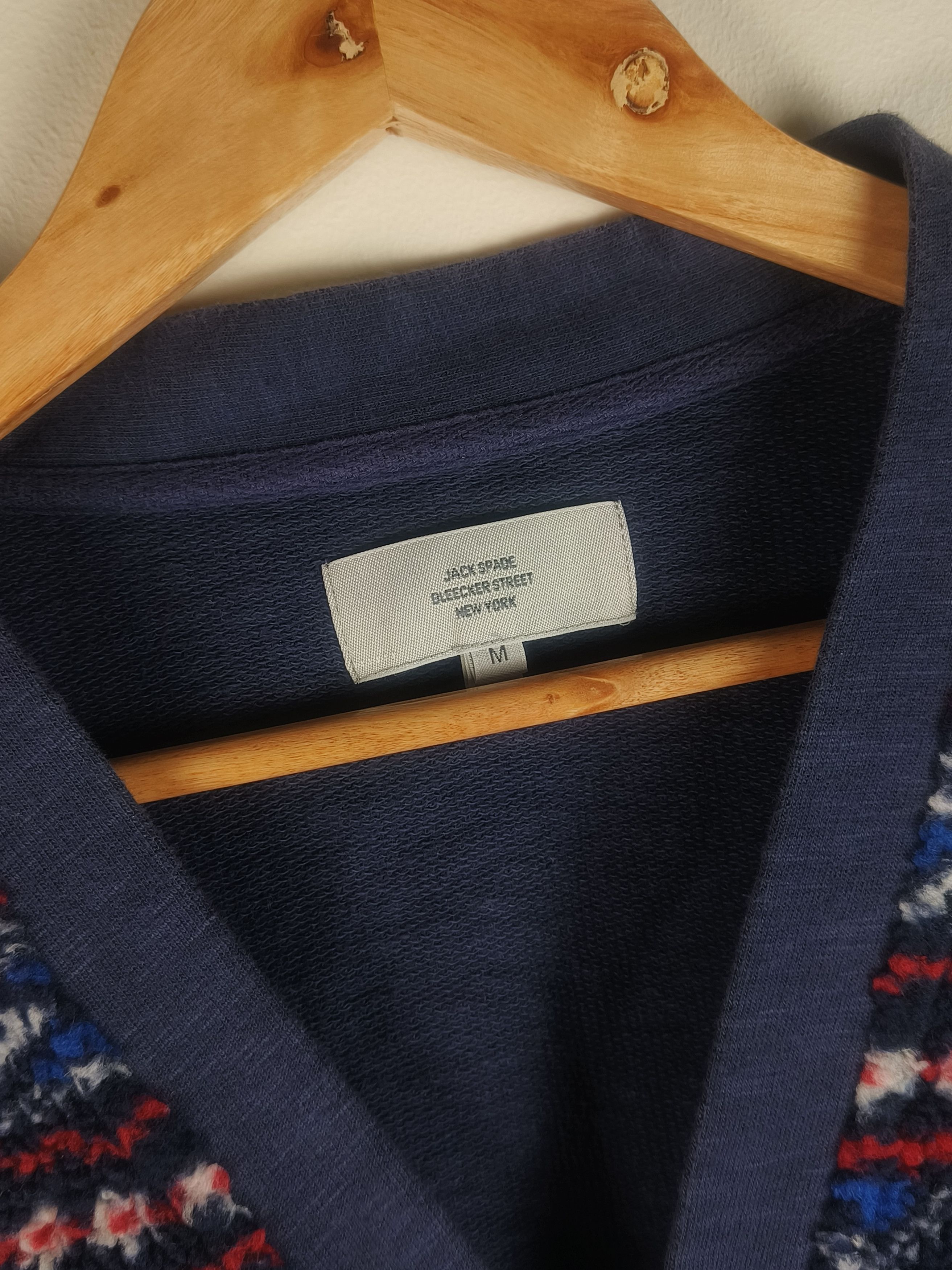 Jack Spade Jack Spade Fair Isle Mixed Media Sweater Cardigan Jacket Size US M / EU 48-50 / 2 - 2 Thumbnail
