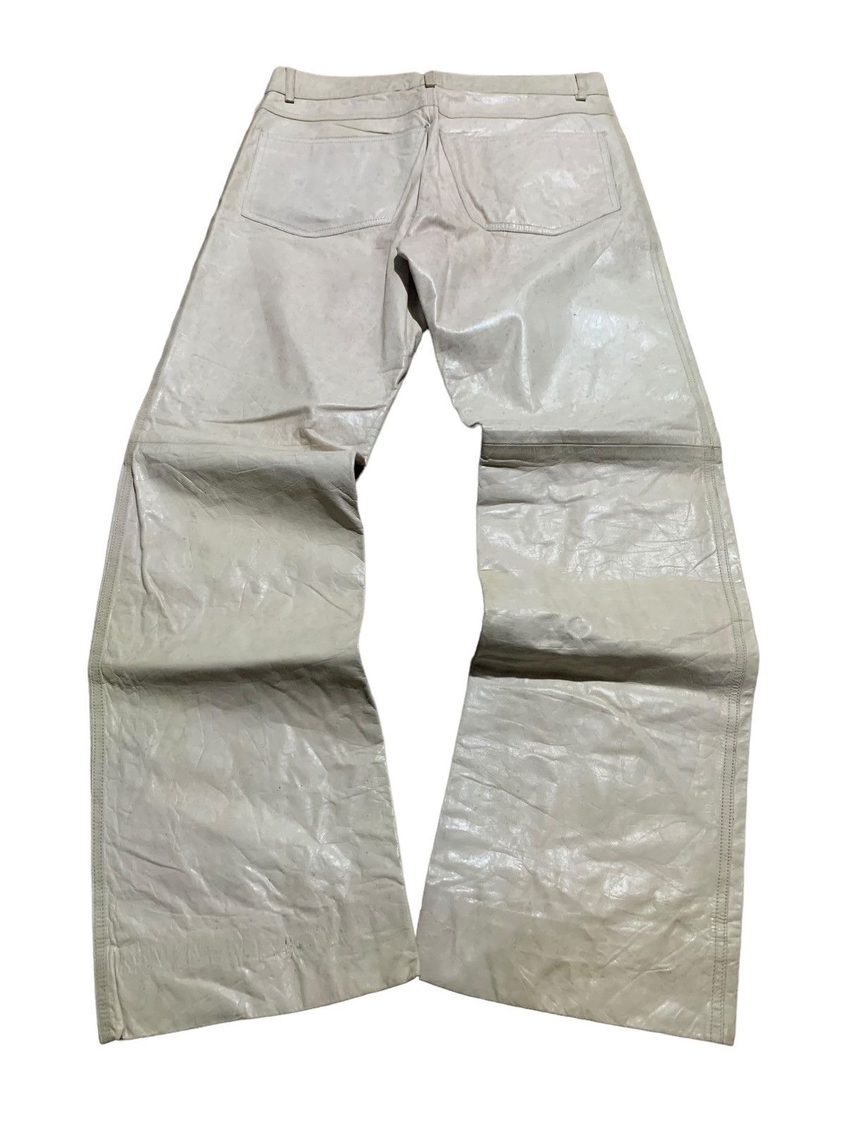 Vintage Vintage acetate flare leather pants made in canada Size US 32 / EU 48 - 2 Thumbnail