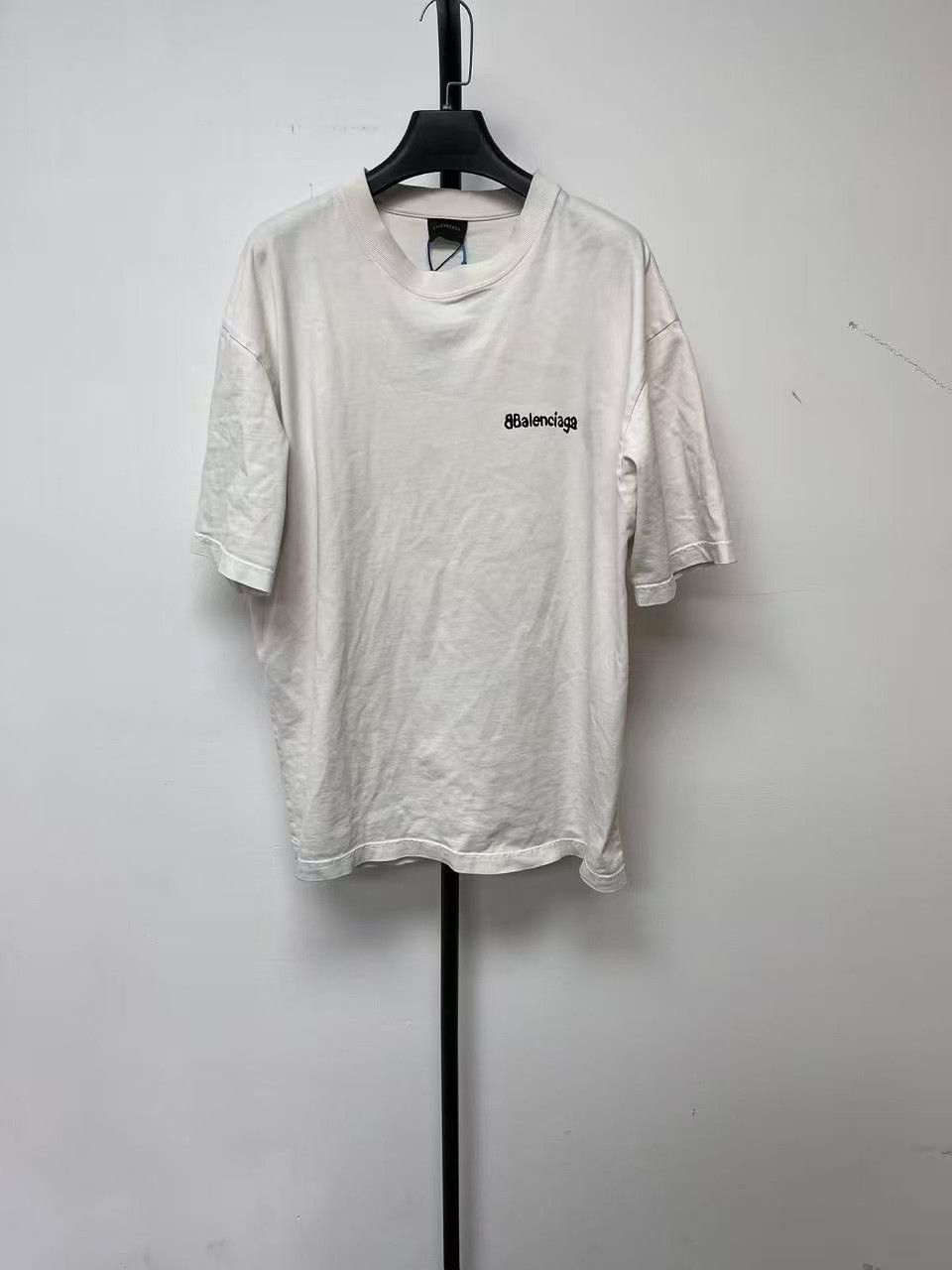 Balenciaga Balenciaga Men's Logo Print Crewneck T-Shirt Size US S / EU 44-46 / 1 - 1 Thumbnail