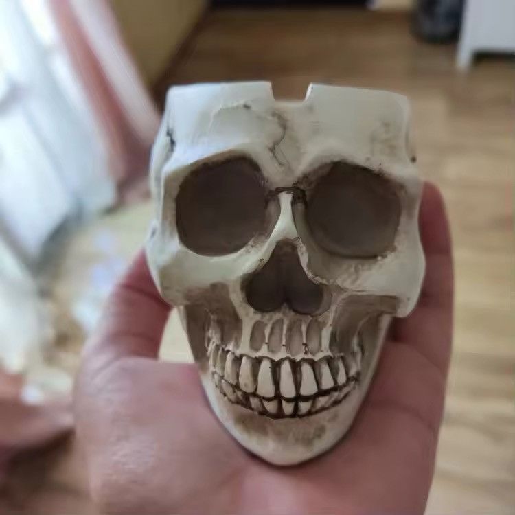 Other Resin Skeleton Head Ashtray Size ONE SIZE - 4 Thumbnail