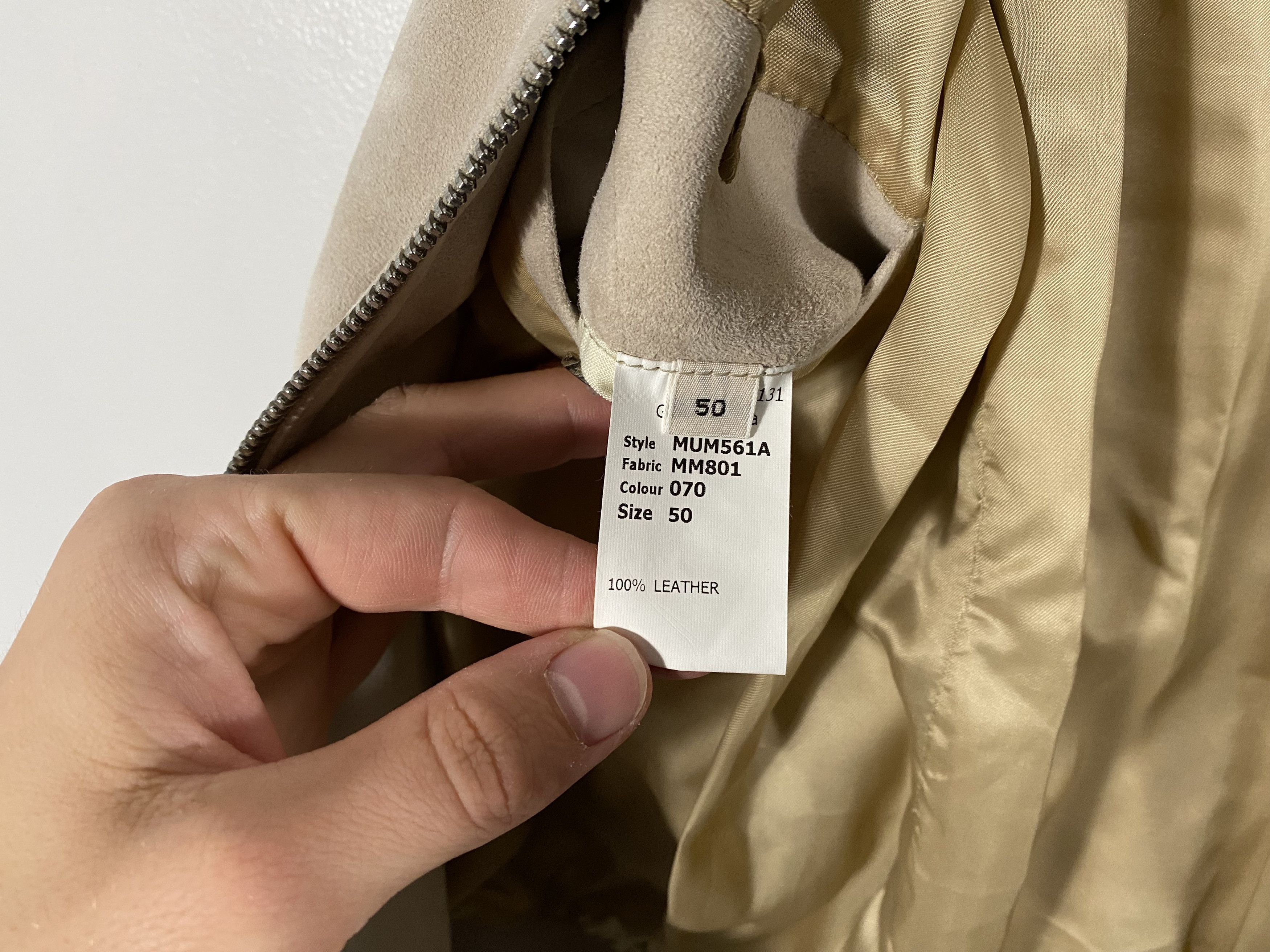 Marc Jacobs Marc Jacobs Soft Ivory leather cargo jacket Size US M / EU 48-50 / 2 - 5 Thumbnail