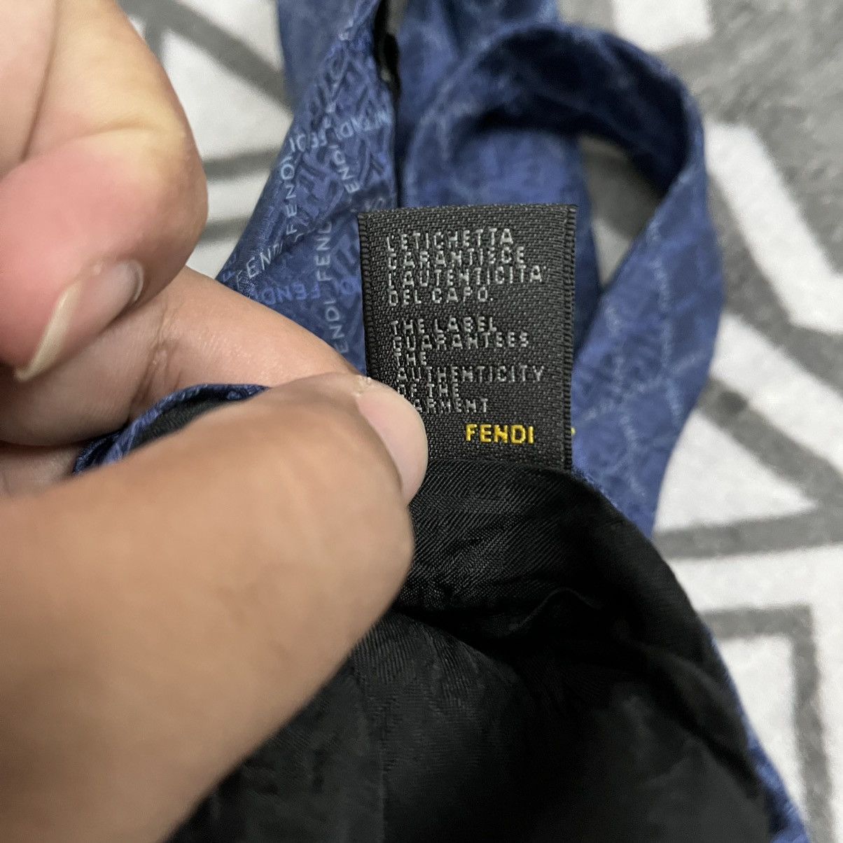 Fendi Fendi monogram ties Size ONE SIZE - 4 Thumbnail