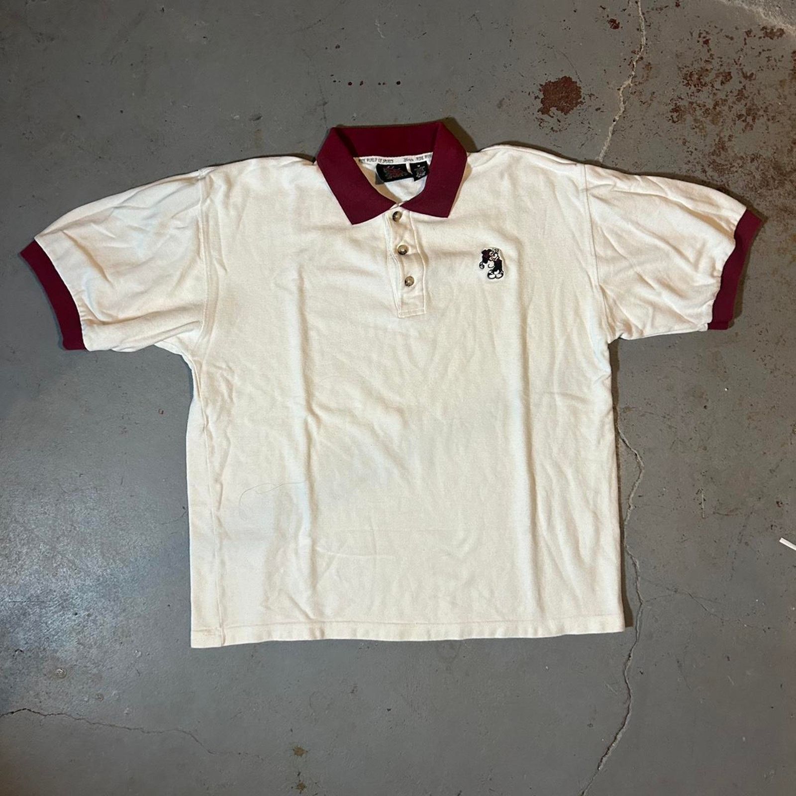 Disney 90s mickey mouse polo collared Size US M / EU 48-50 / 2 - 1 Thumbnail