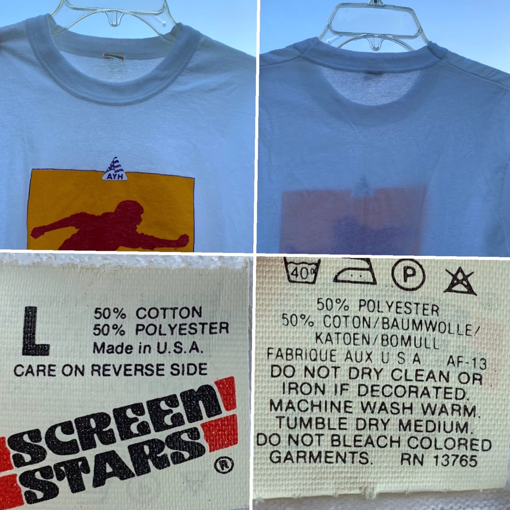 Vintage VINTAGE Macy’s-AYH Great San Francisco Bike Adventure 1988 T-Shirt L Nike? Size US L / EU 52-54 / 3 - 2 Thumbnail