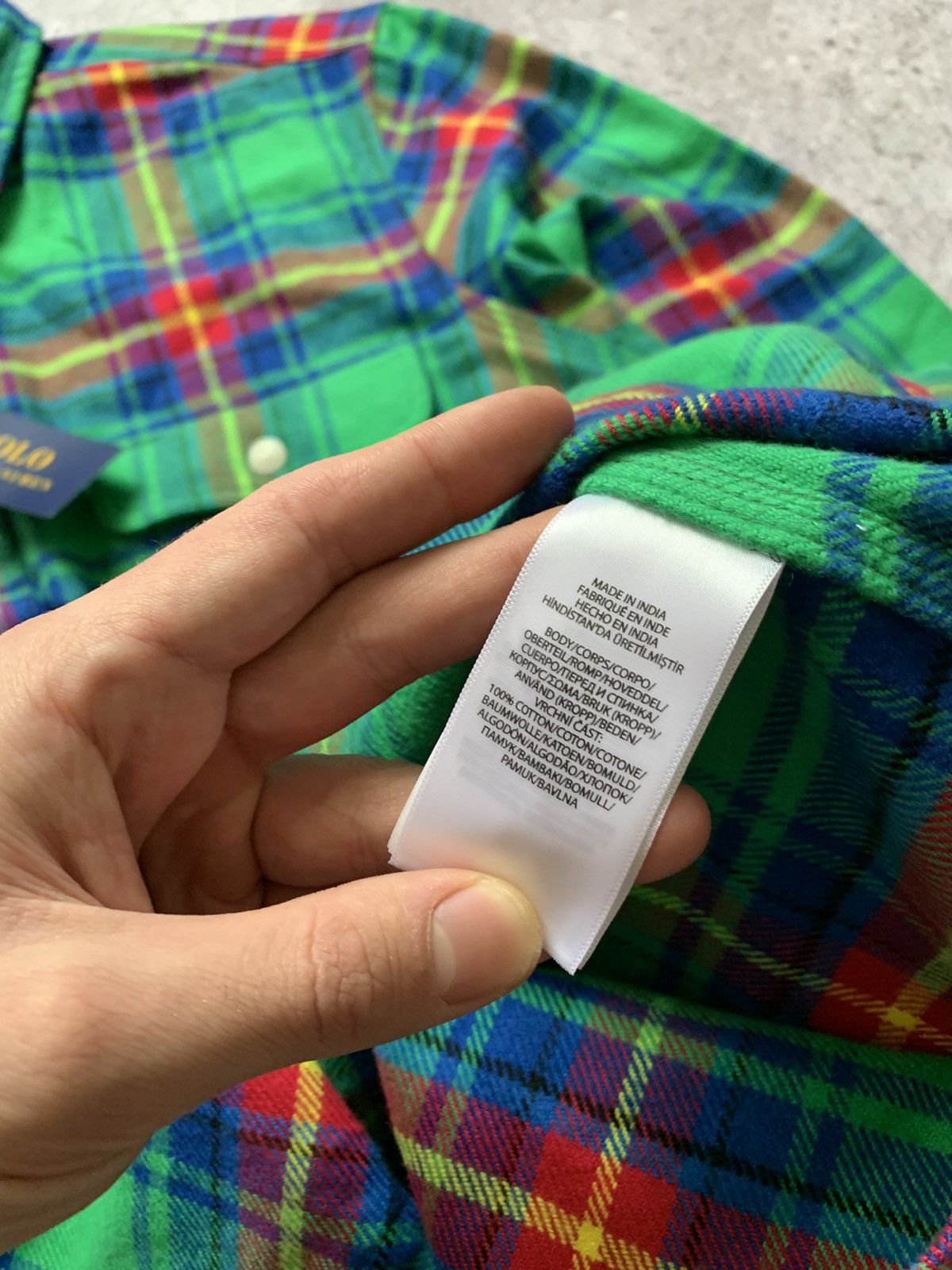 Polo Ralph Lauren × RRL Ralph Lauren × Ralph Lauren NEW Polo Ralph Lauren Plaid Flannel Overshirt Size US L / EU 52-54 / 3 - 8 Thumbnail