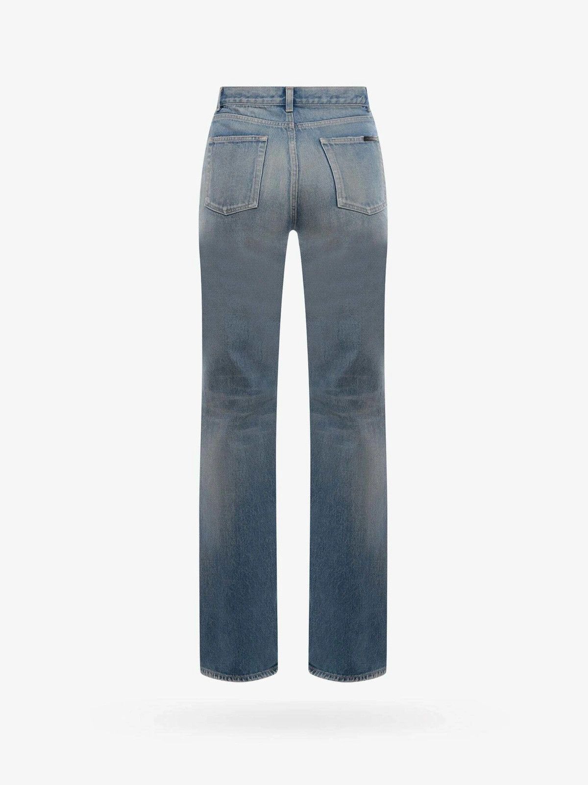 Saint Laurent Paris o1y0126 Denim Pant in Blue Size 31" - 2 Thumbnail