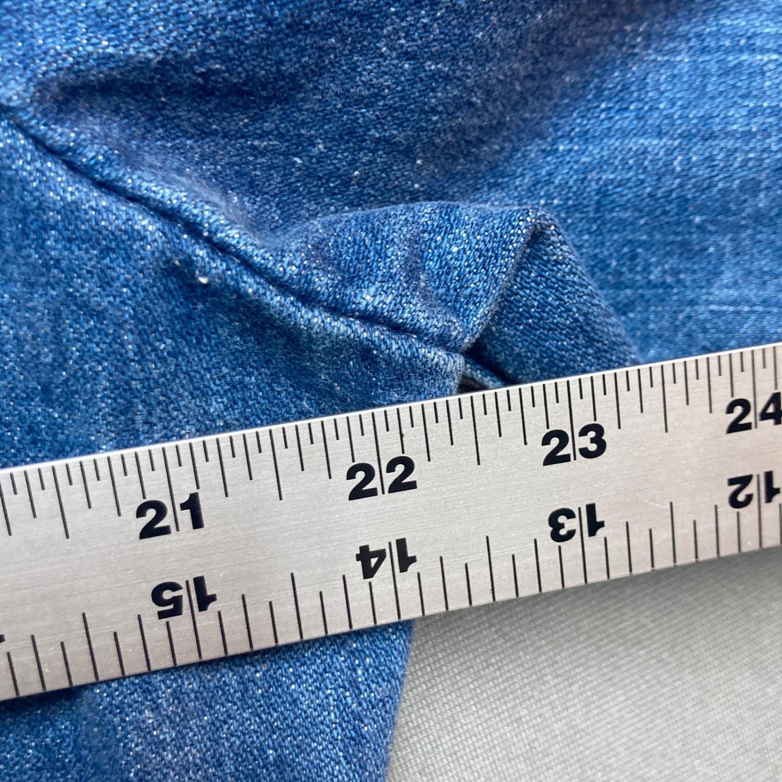 Wrangler Wrangler Trucker Jacket Blue Denim Made in USA 70s Size 44 Size US L / EU 52-54 / 3 - 5 Thumbnail