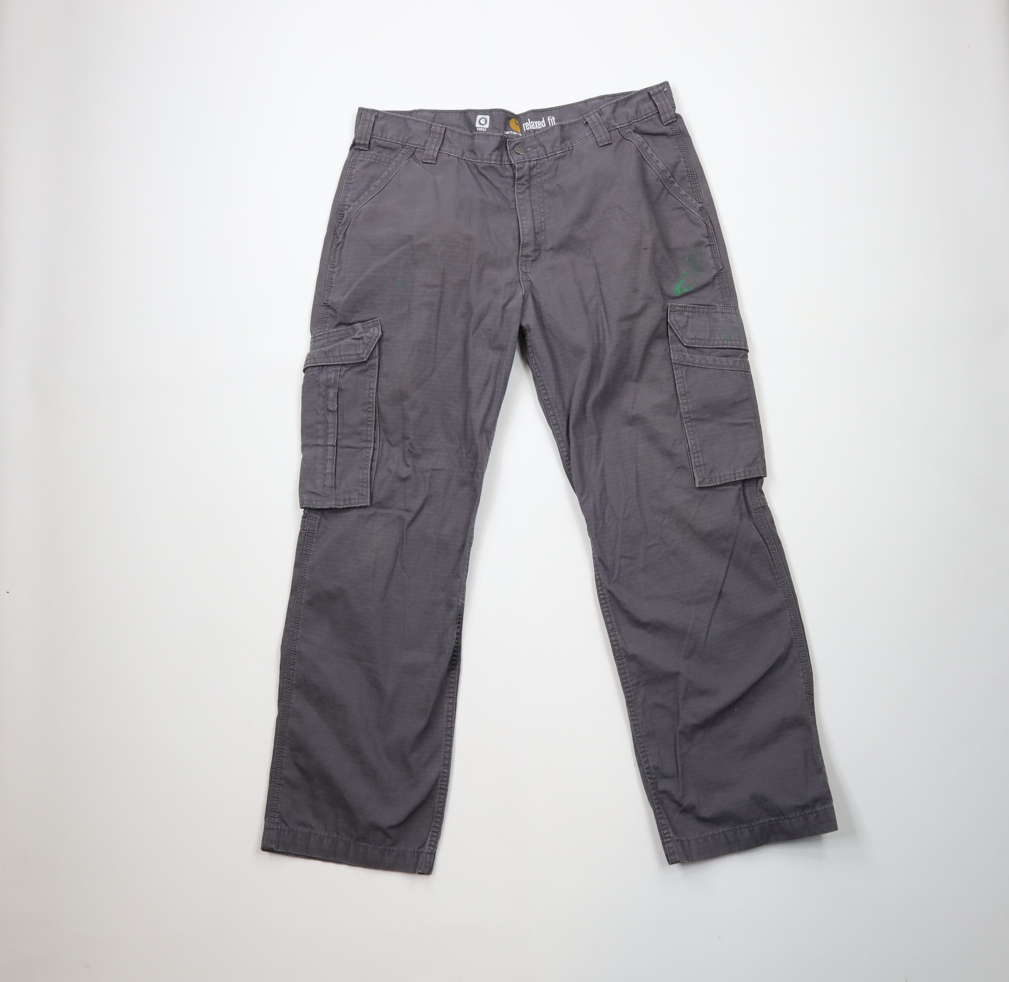 Carhartt Vintage Carhartt Relaxed Fit Ripstop Cargo Pants Gray Size US 38 / EU 54 - 1 Thumbnail