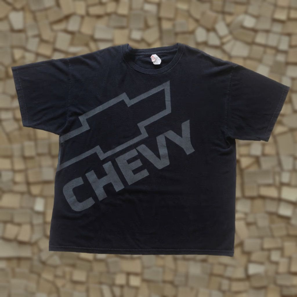 Logo 7 VINTAGE CHEVROLET RACING T-SHIRT ALSYLE BLACK 2XL MEN'S LOGO 90s Y2K Graphic Print Crew Neck Short Sleeve Size US XXL / EU 58 / 5 - 1 Thumbnail