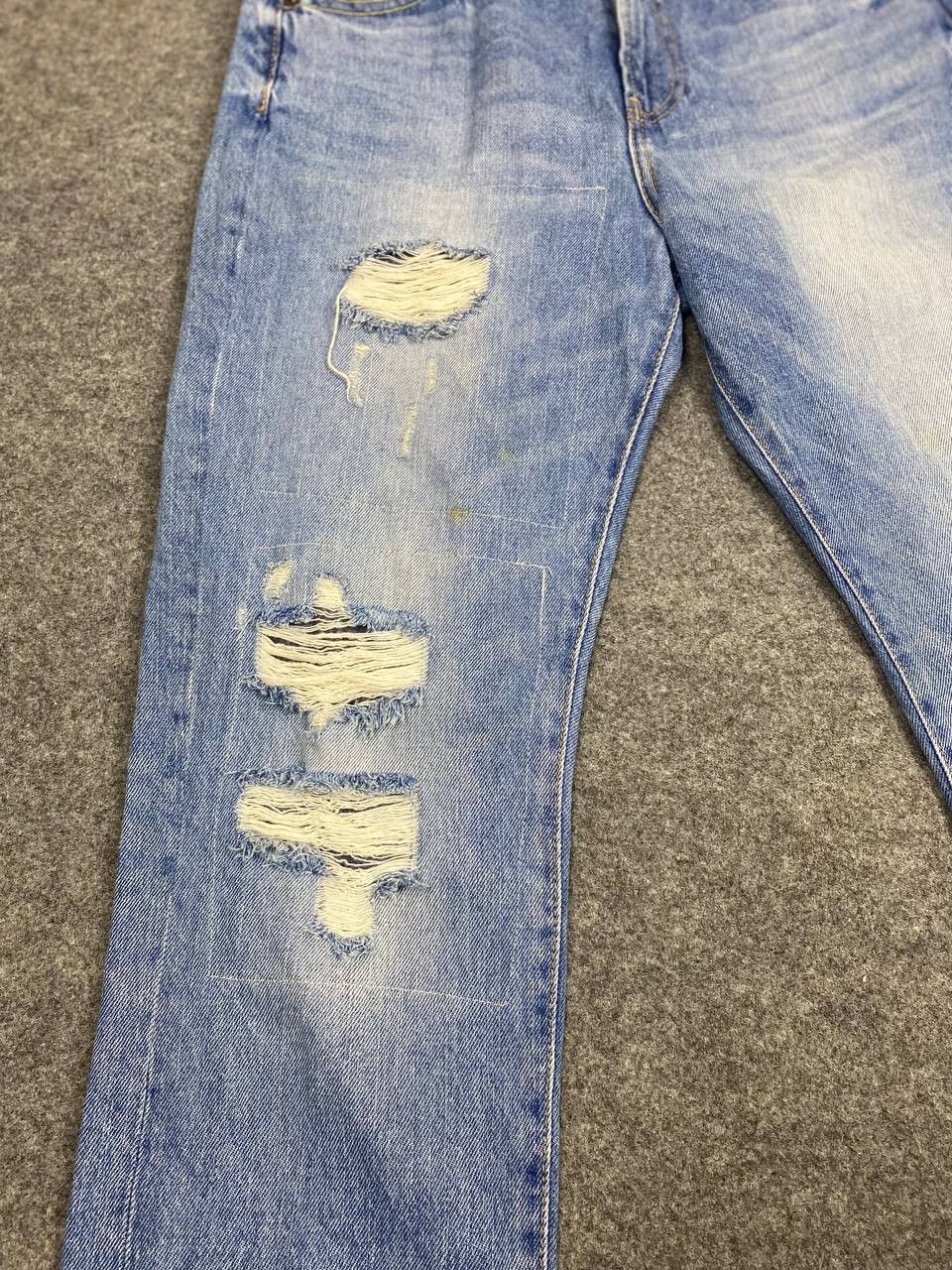 Global Work global work japanese brands distressed denim Size US 33 - 7 Thumbnail