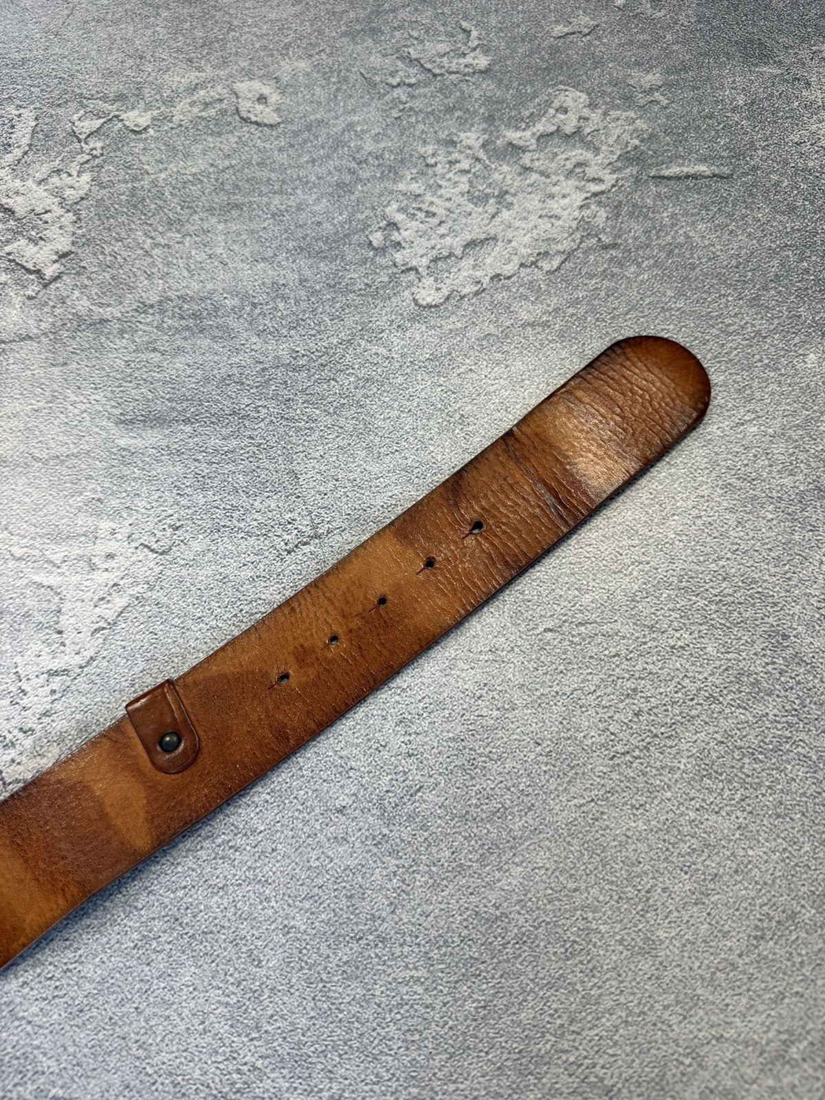 Diesel Vintage Y2K Diesel Belt Leather Metal Logo Japanese Size ONE SIZE - 3 Thumbnail
